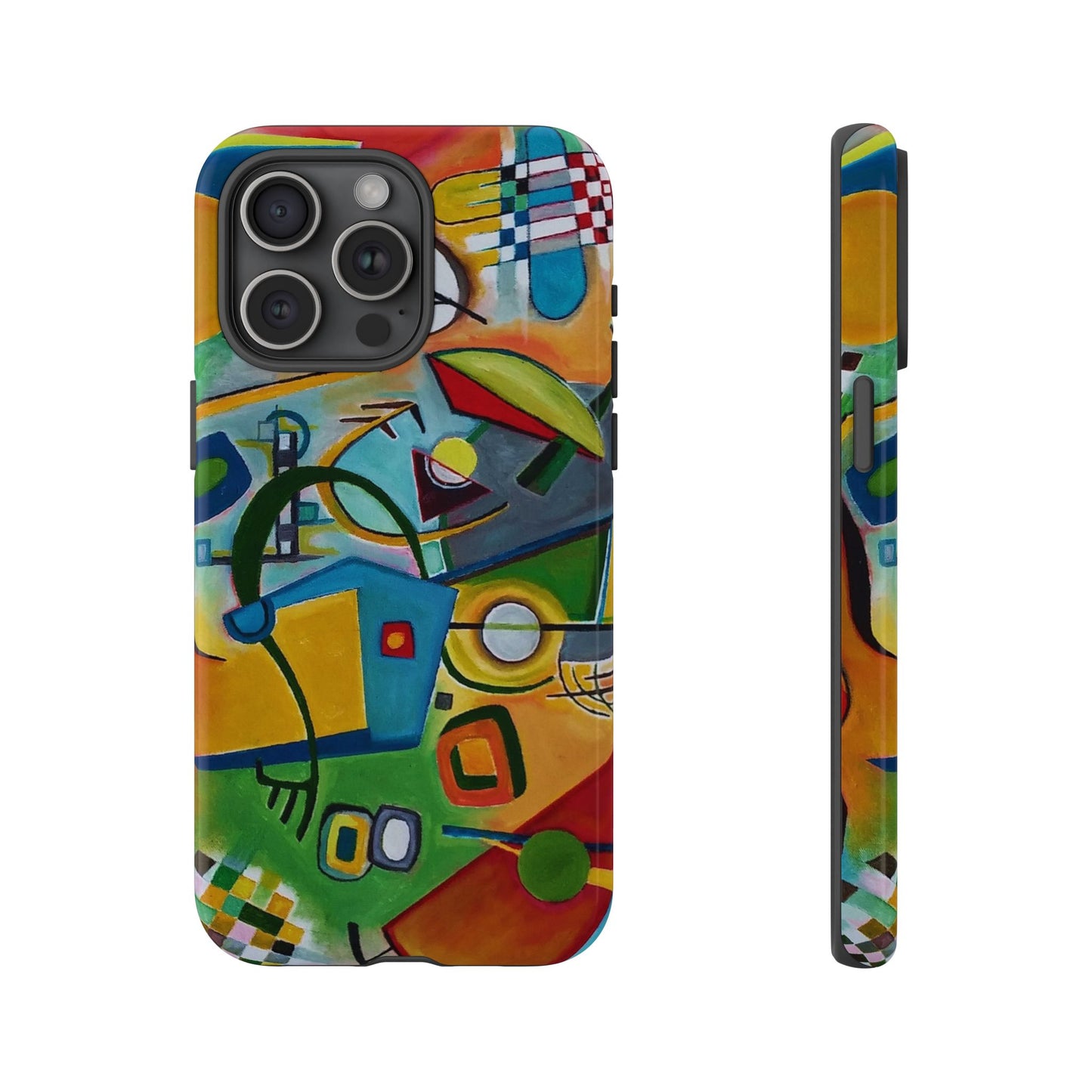 Phone Case "Kandinsky Inspired" Painting