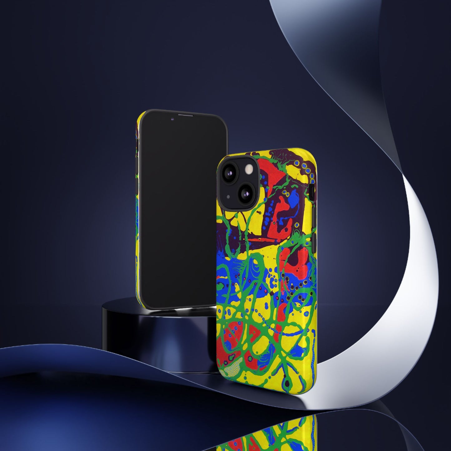 Phone Case, "Trails of a Frog" painting
