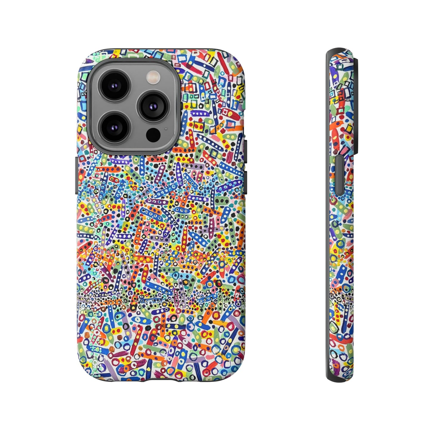 Phone Case "Imbrications" Painting