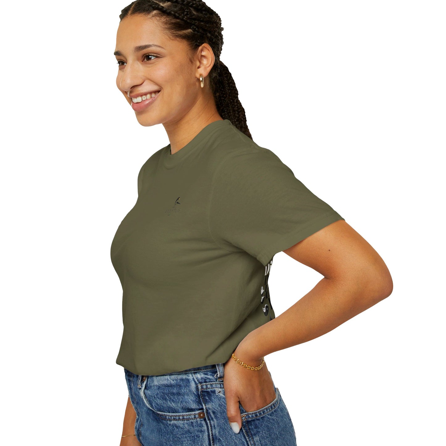 T-Shirt "Discover Your Balance" with the Transforming Yinyang