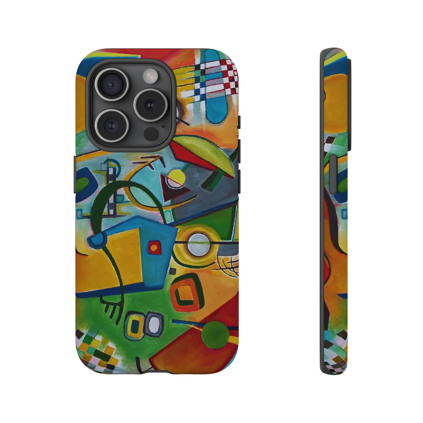 Phone Case "Kandinsky Inspired" Painting