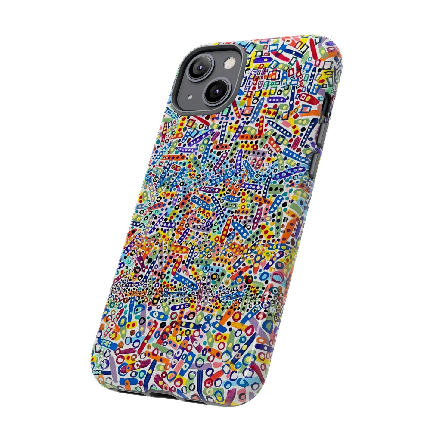 Phone Case "Imbrications" Painting