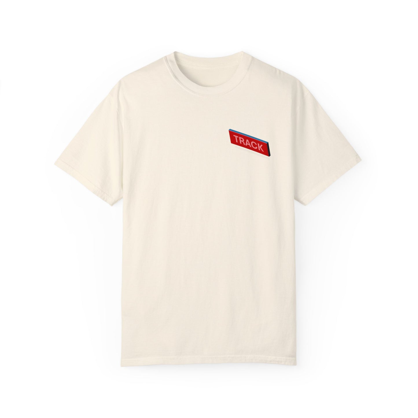 T-shirt with 800m Track Competitor Design