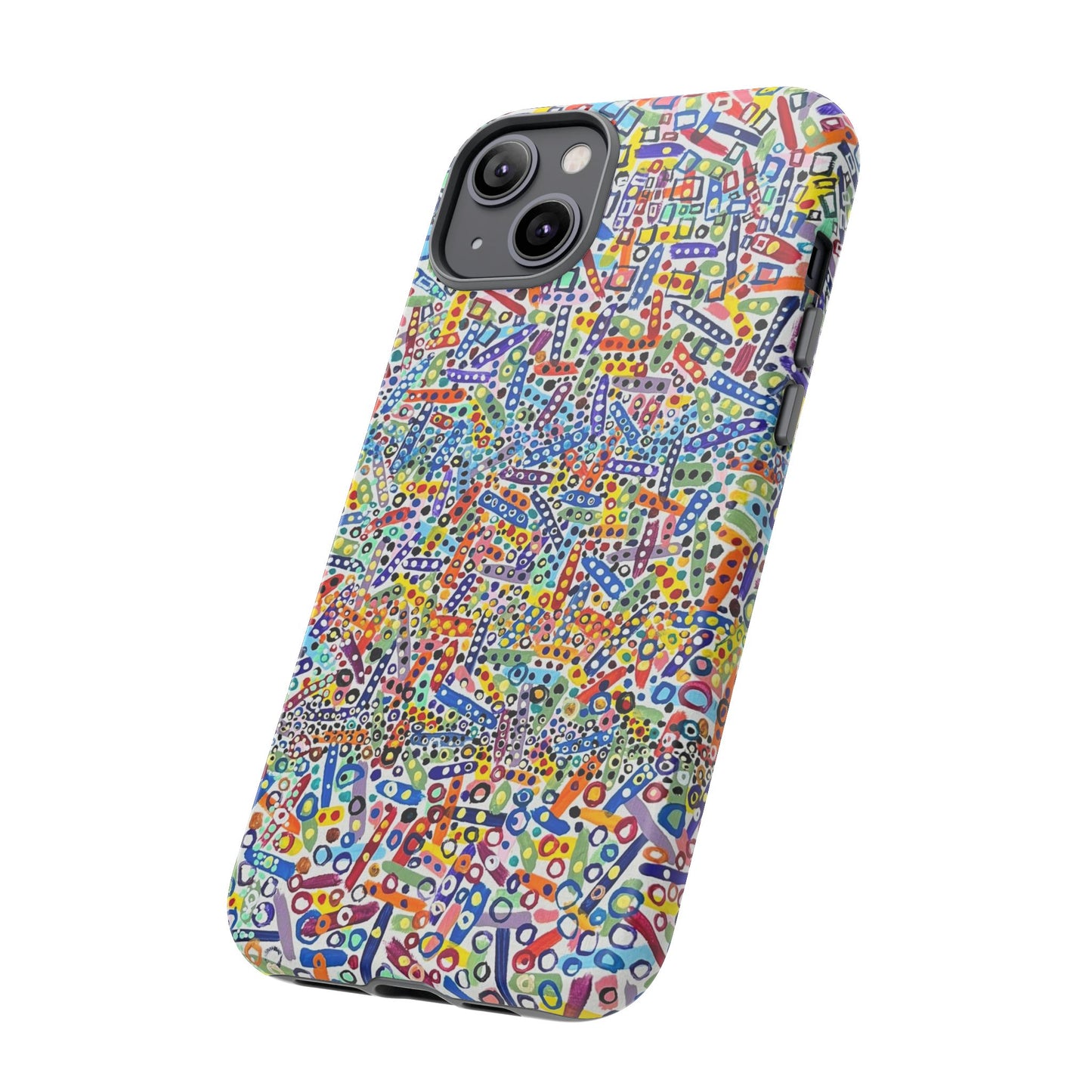 Phone Case "Imbrications" Painting