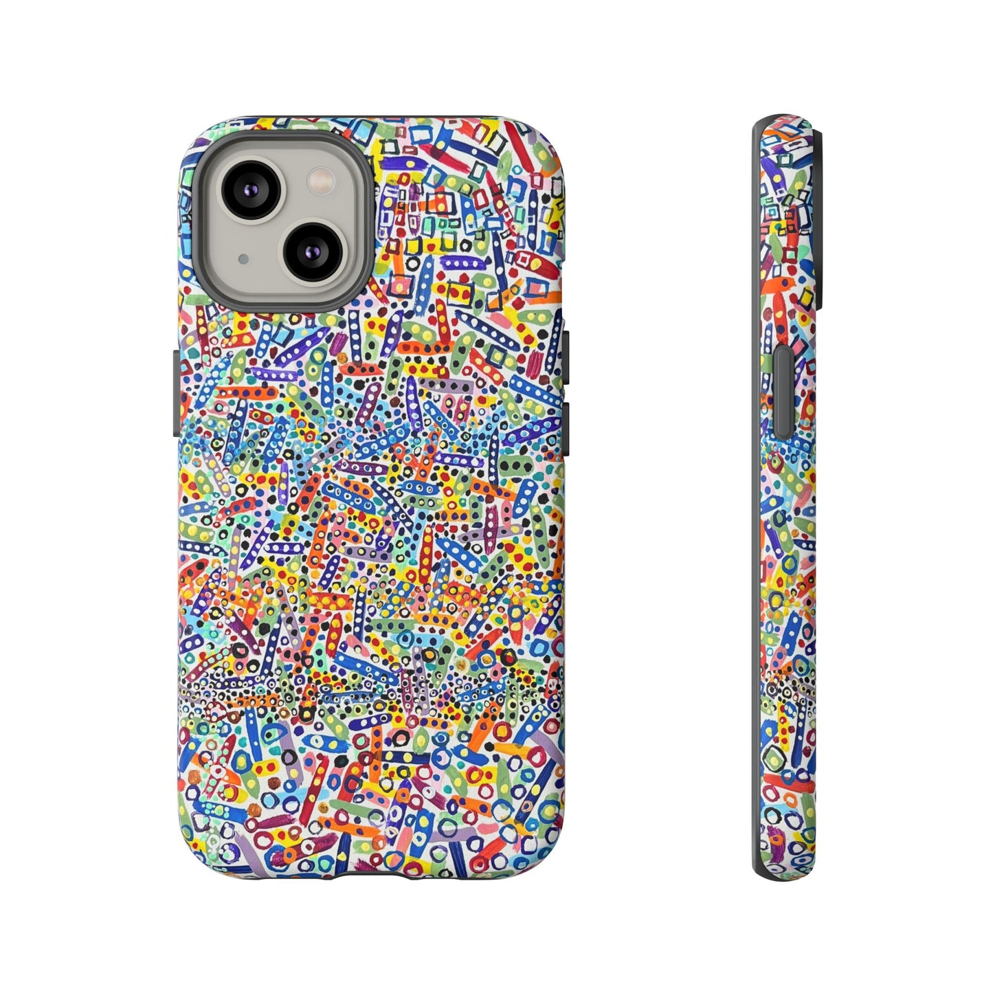 Phone Case "Imbrications" Painting