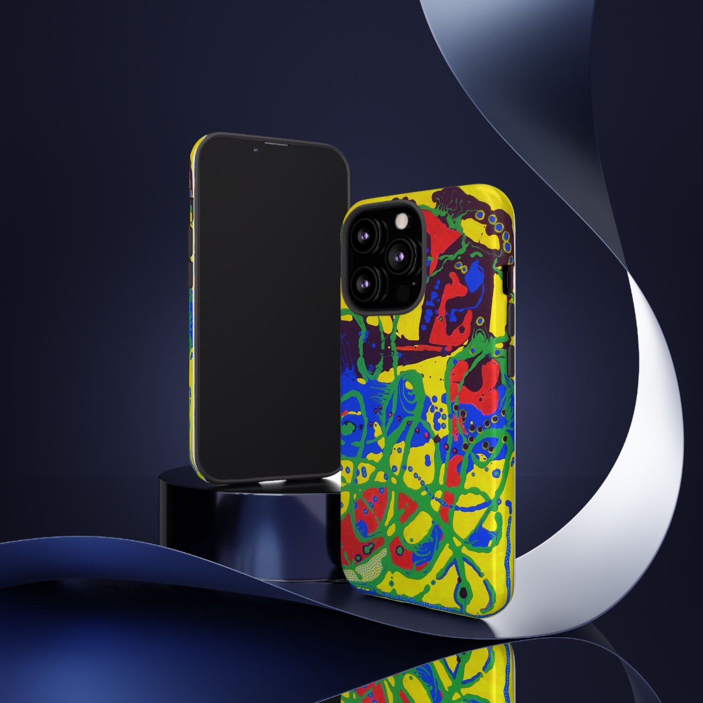 Phone Case, "Trails of a Frog" painting