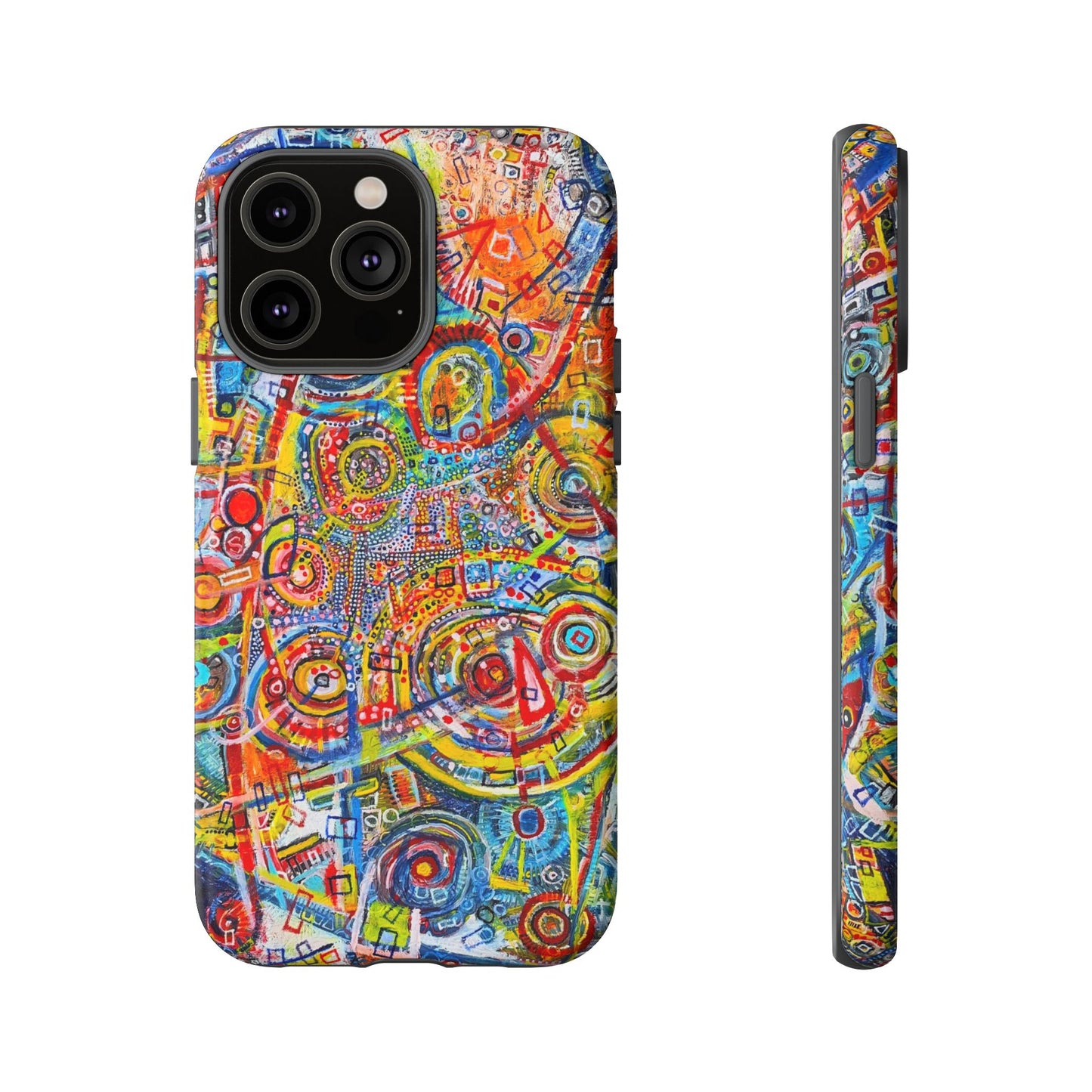 Phone Case with the "Life of Plants COD3" Painting