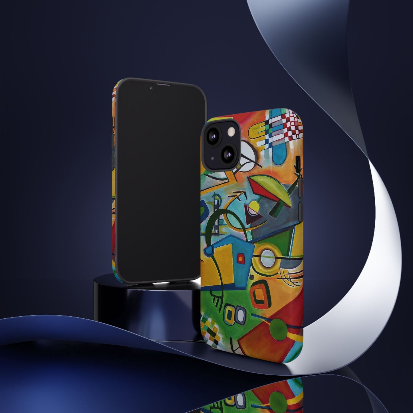Phone Case "Kandinsky Inspired" Painting