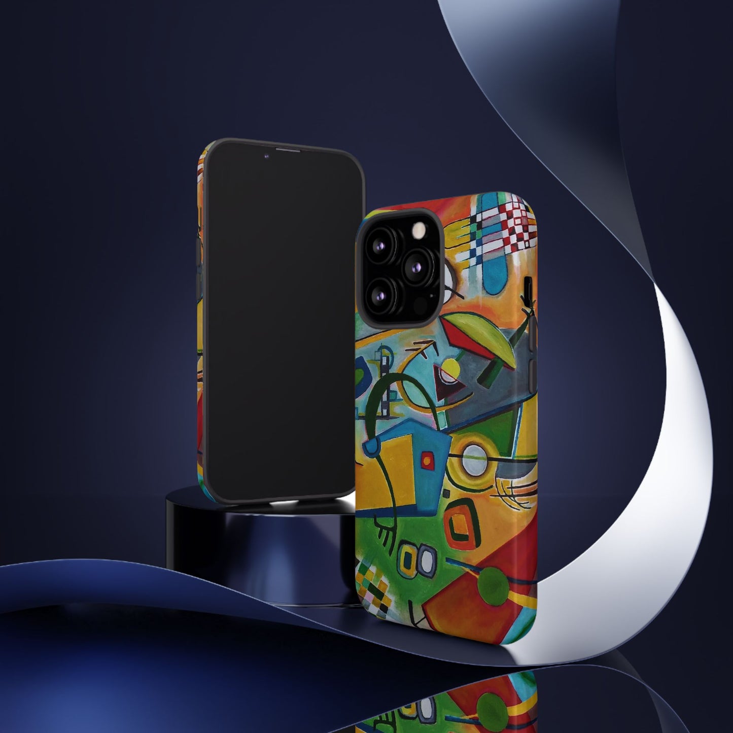 Phone Case "Kandinsky Inspired" Painting