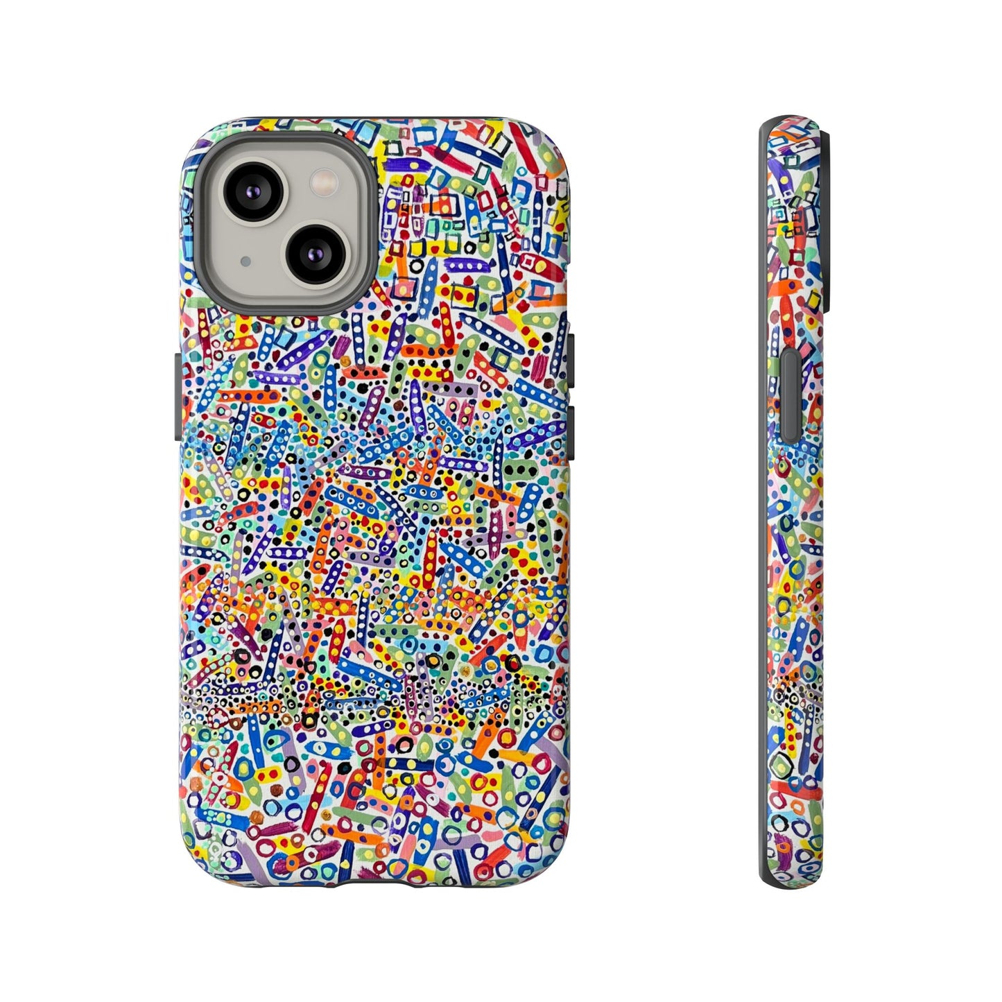 Phone Case "Imbrications" Painting