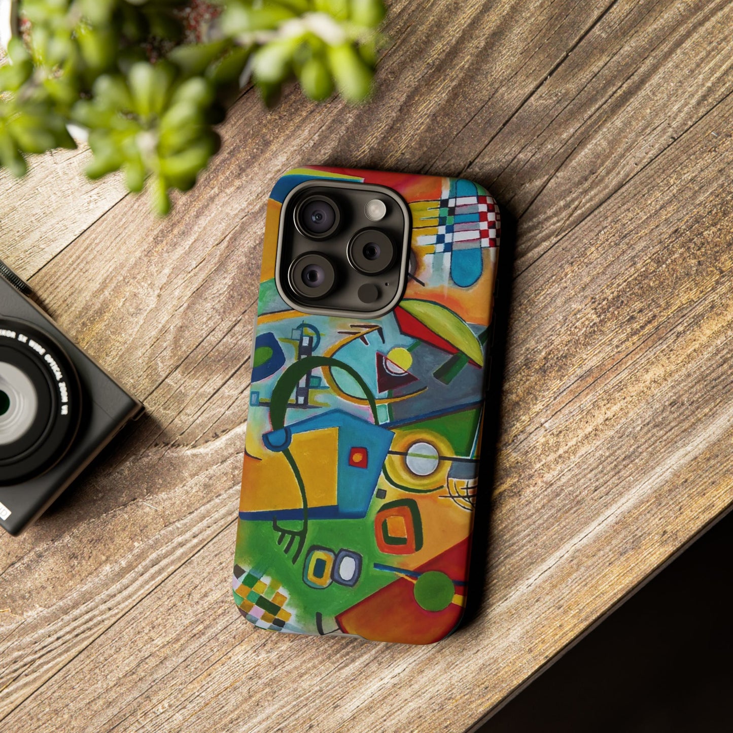 Phone Case "Kandinsky Inspired" Painting