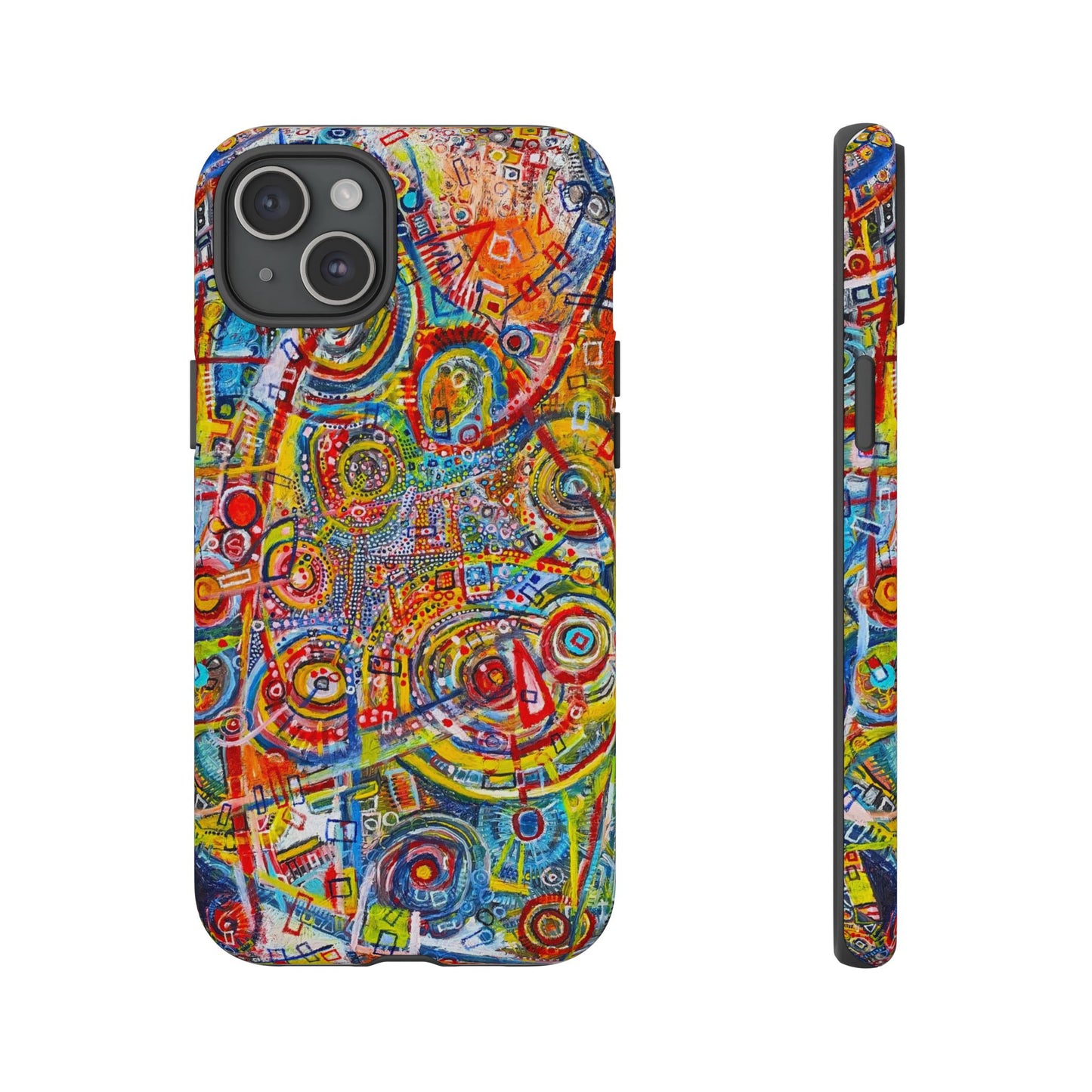 Phone Case with the "Life of Plants COD3" Painting
