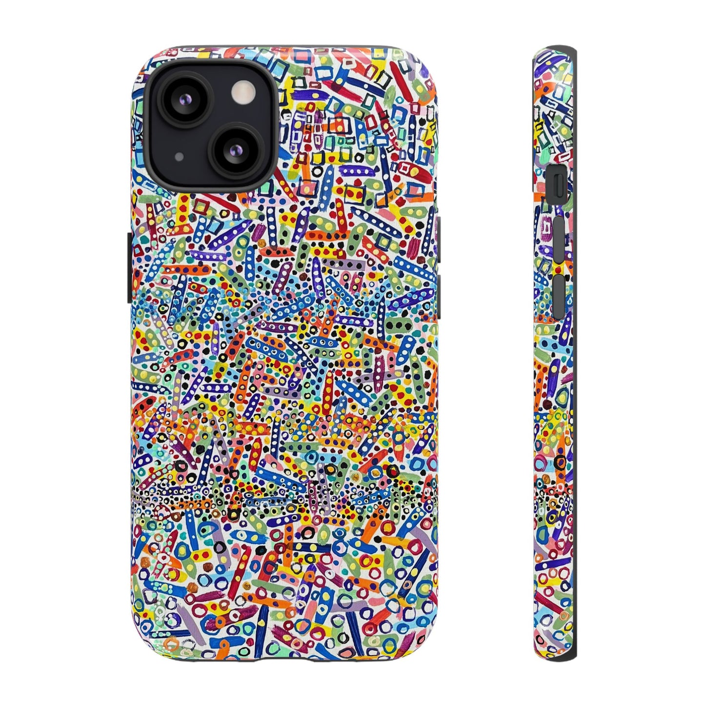 Phone Case "Imbrications" Painting