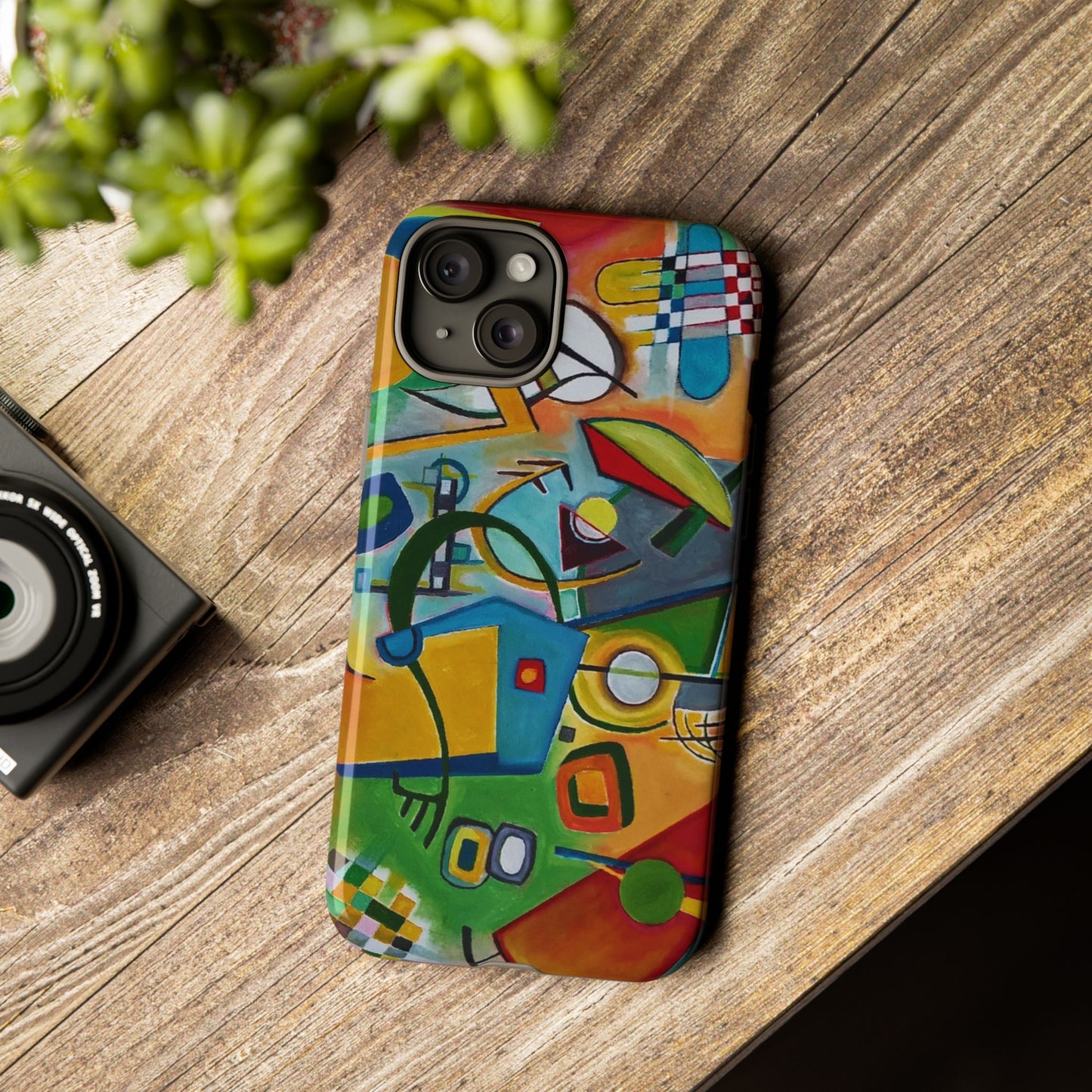 Phone Case "Kandinsky Inspired" Painting