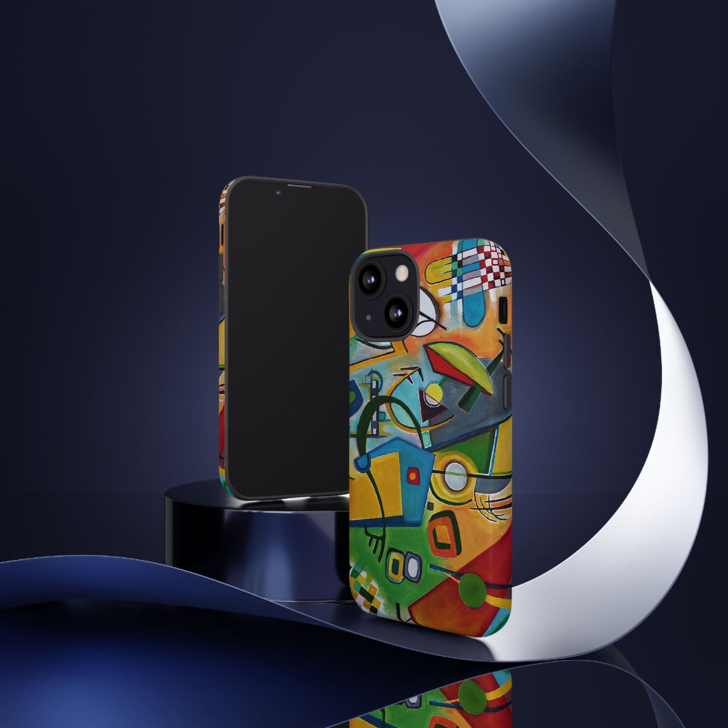 Phone Case "Kandinsky Inspired" Painting
