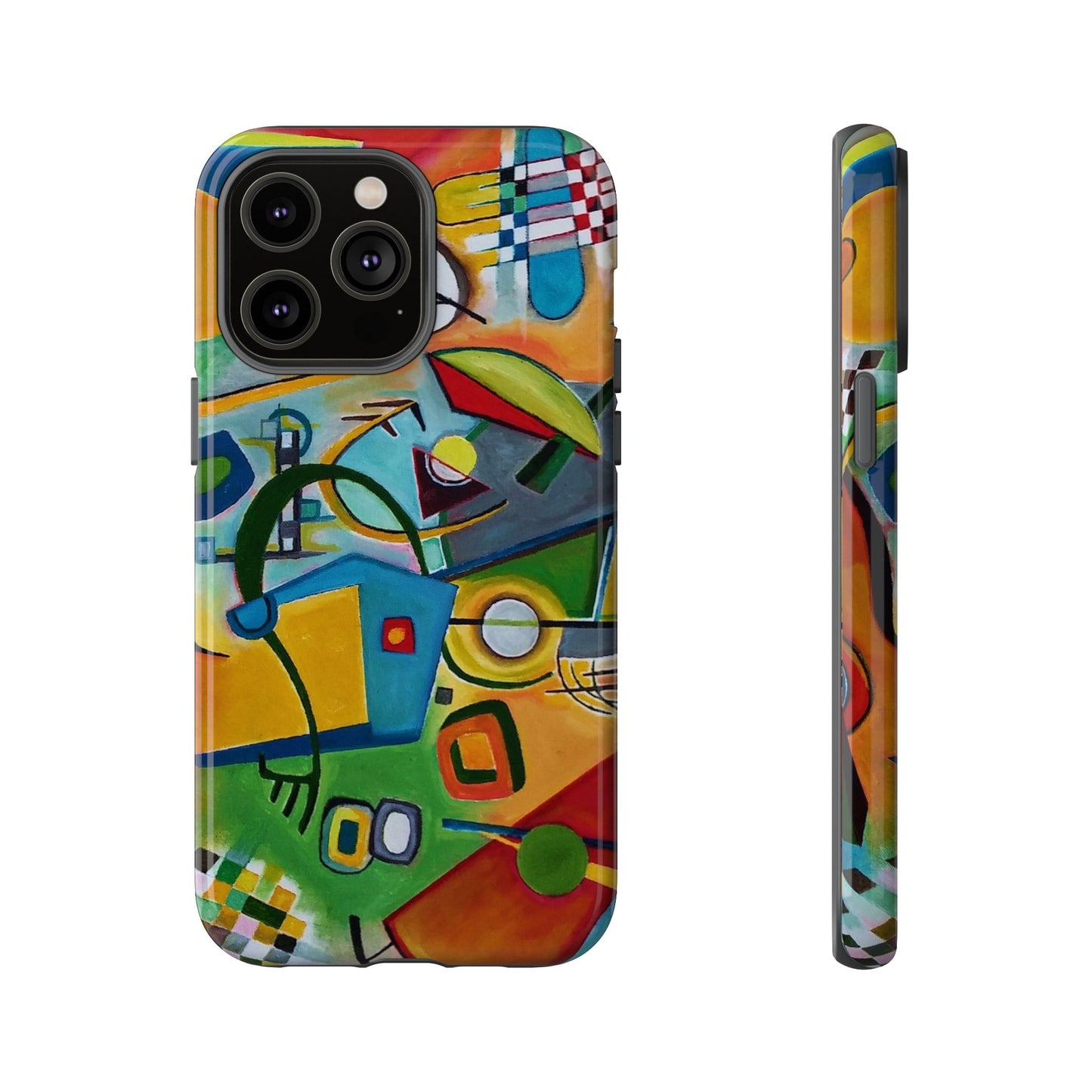 Phone Case "Kandinsky Inspired" Painting