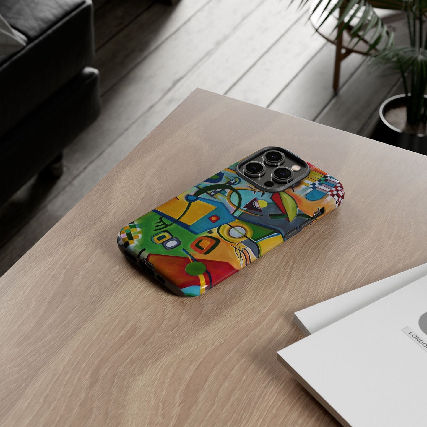 Phone Case "Kandinsky Inspired" Painting