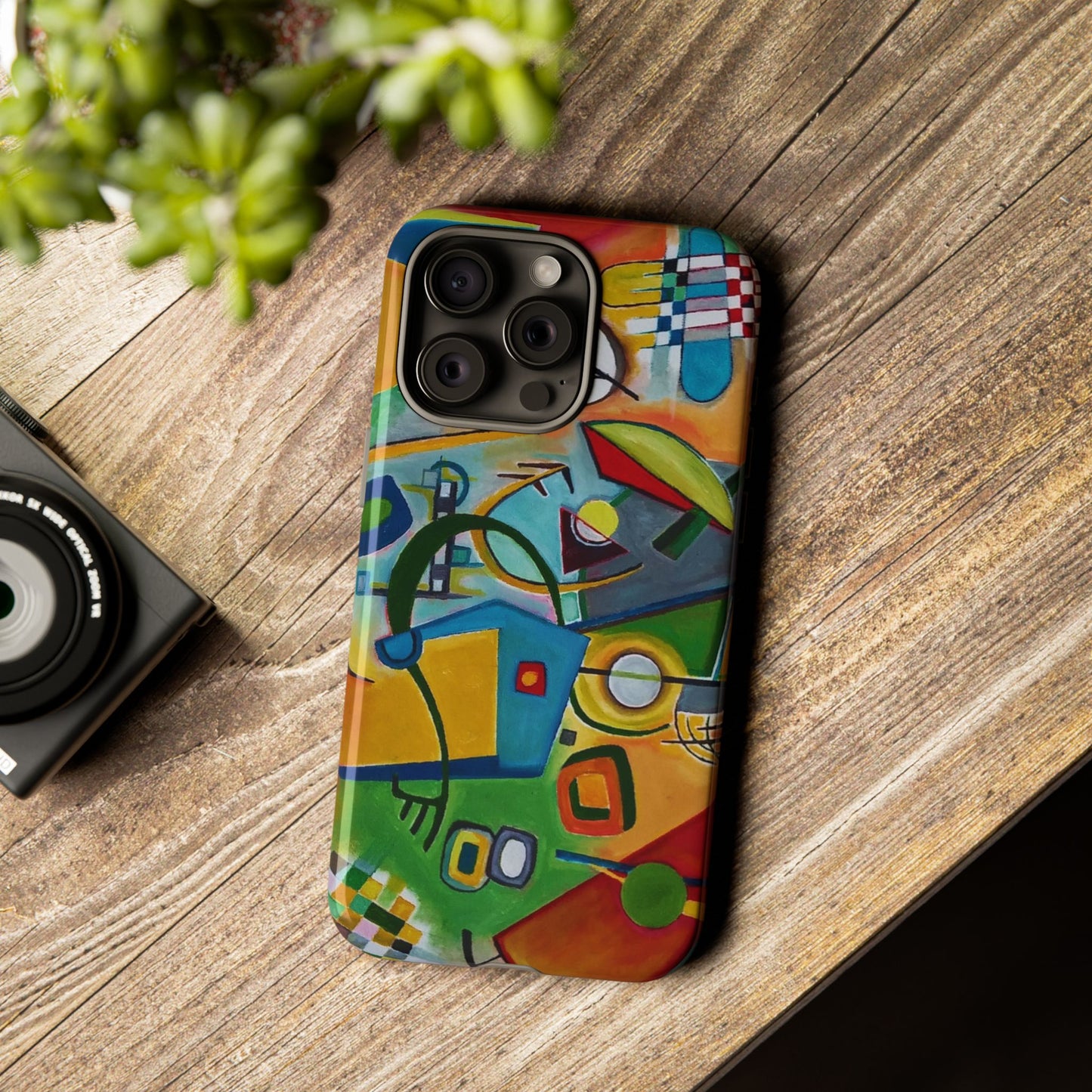 Phone Case "Kandinsky Inspired" Painting