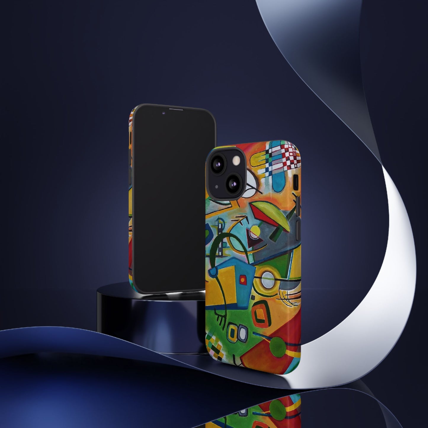 Phone Case "Kandinsky Inspired" Painting