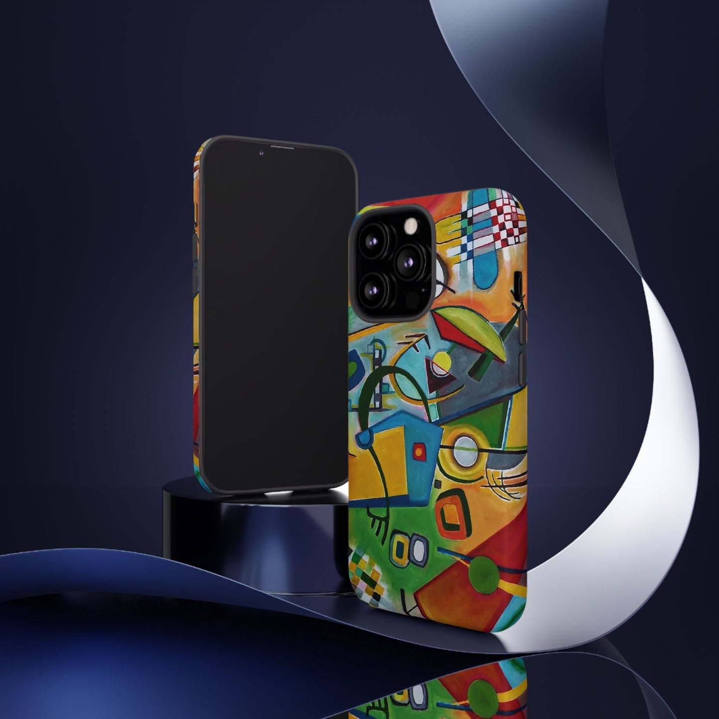 Phone Case "Kandinsky Inspired" Painting