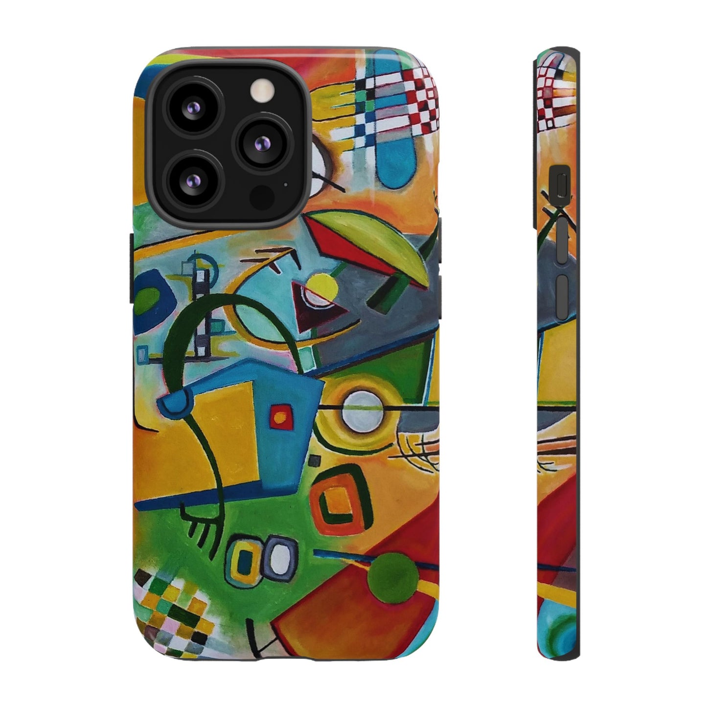 Phone Case "Kandinsky Inspired" Painting