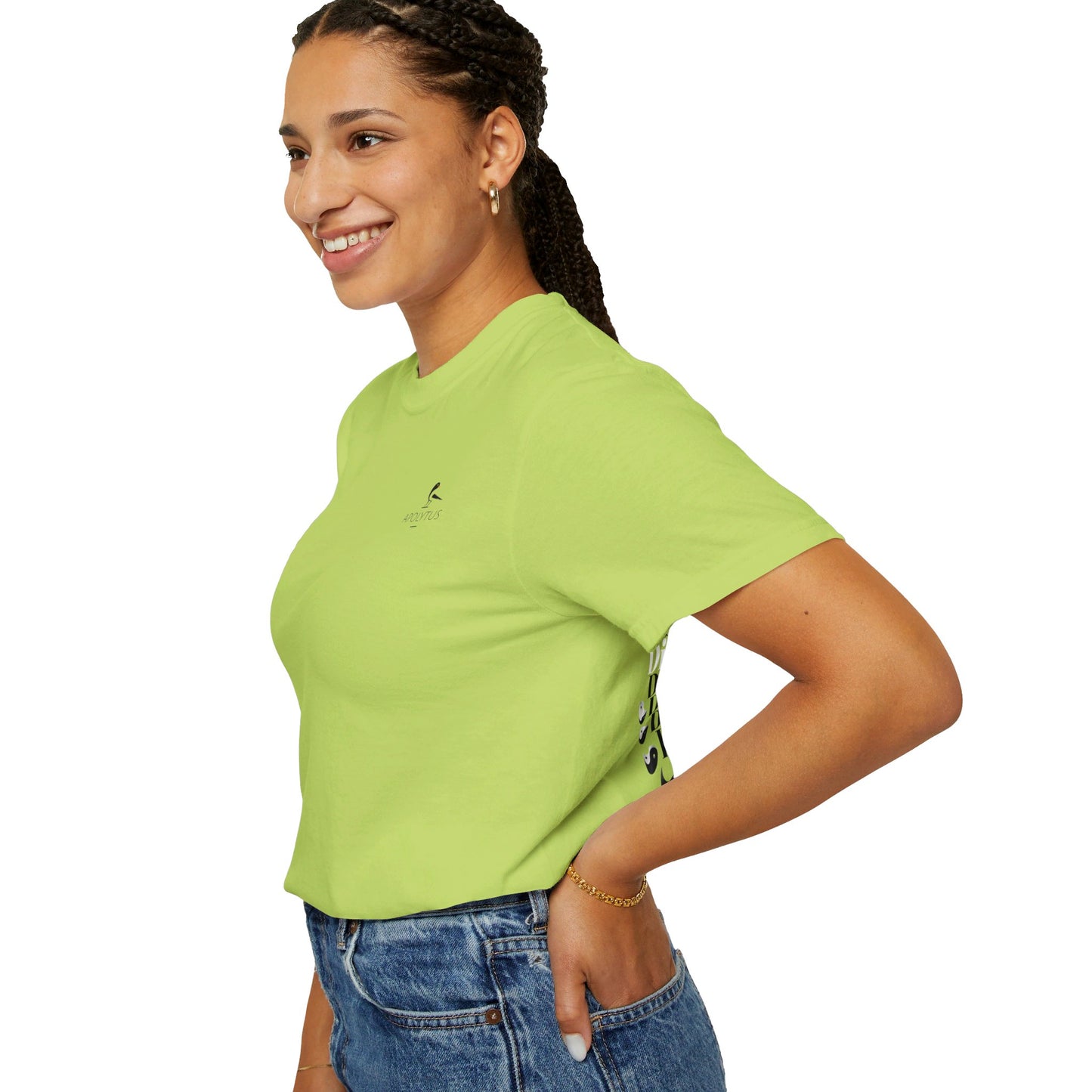 T-Shirt "Discover Your Balance" with the Transforming Yinyang