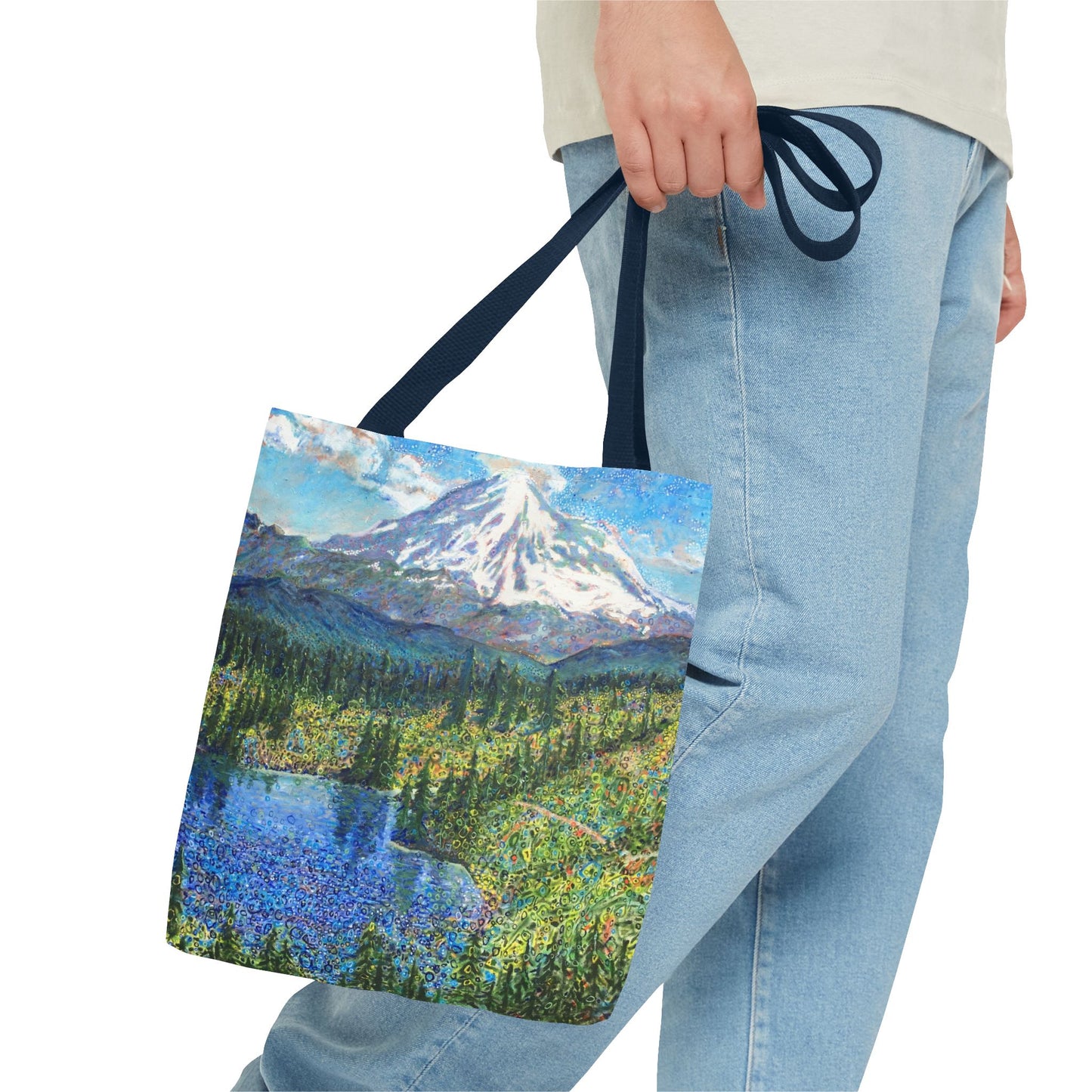 Bag with "Mount Rainier" Painting