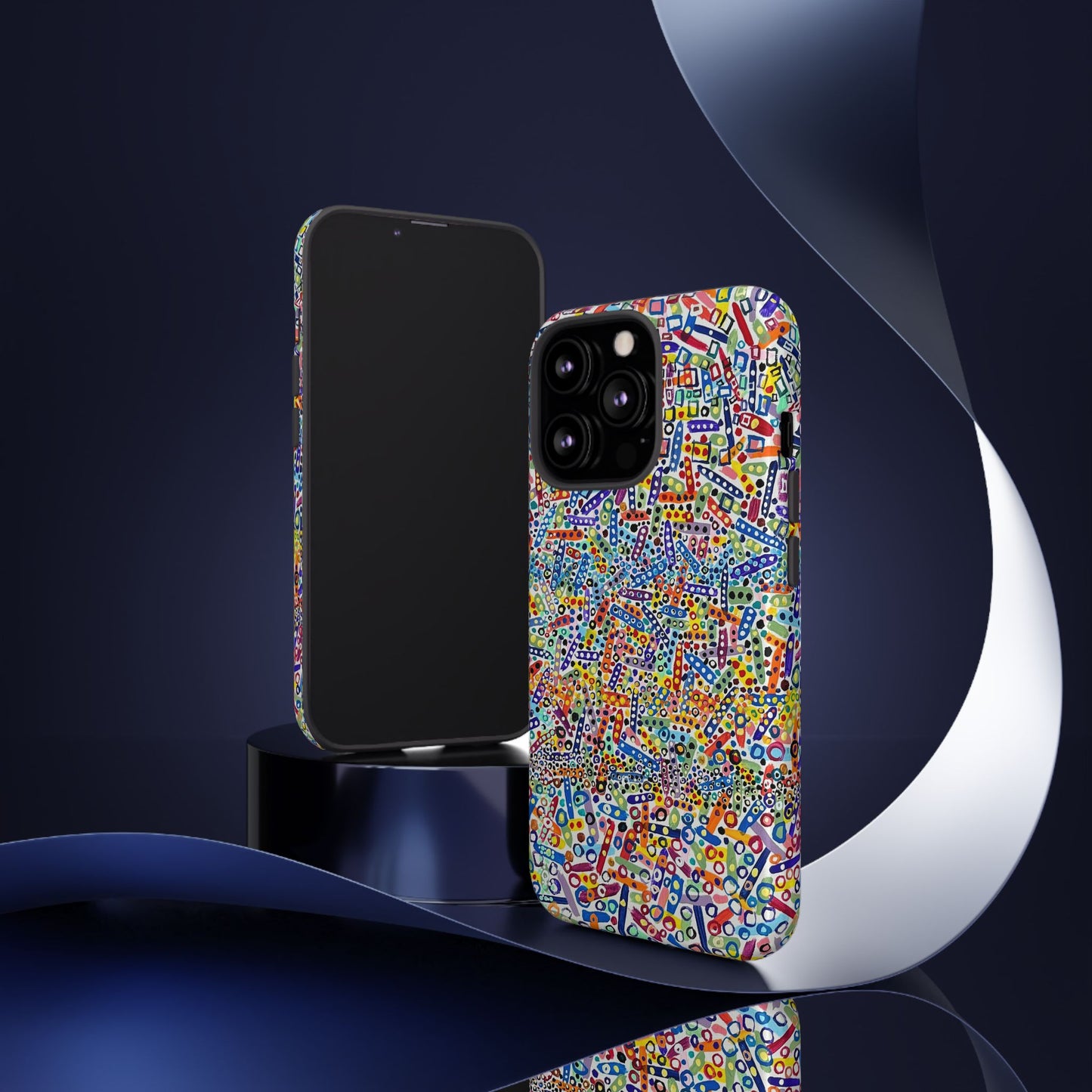 Phone Case "Imbrications" Painting