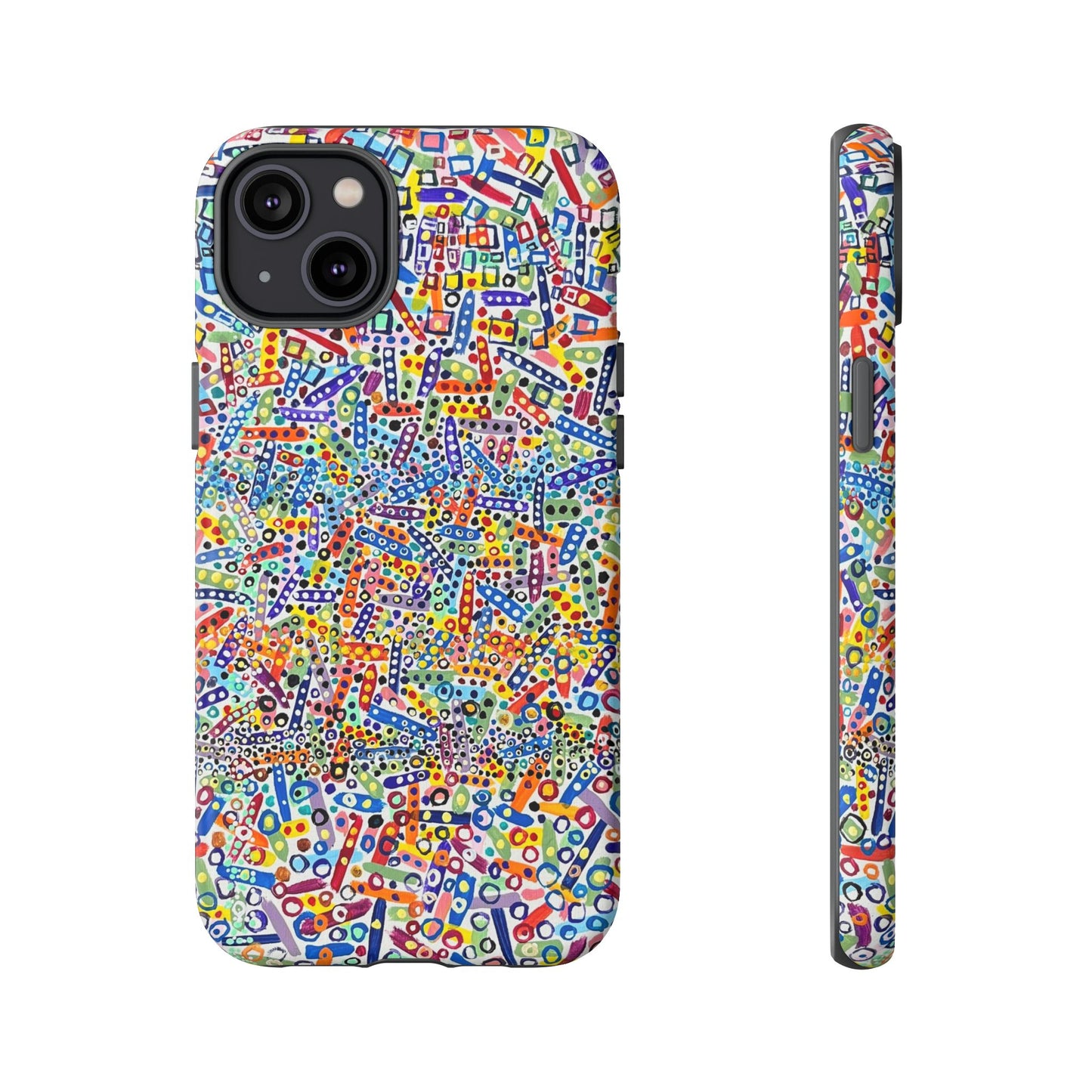 Phone Case "Imbrications" Painting