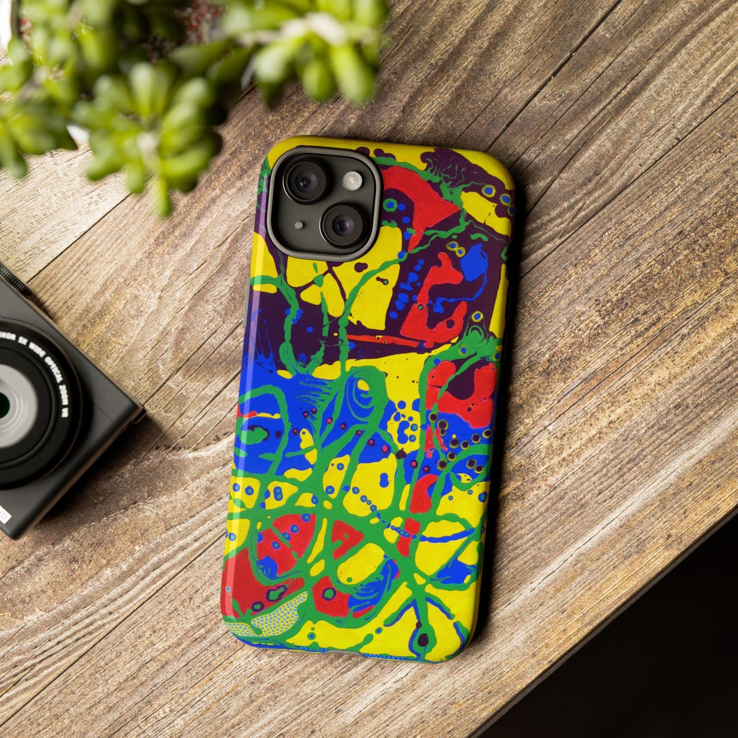 Phone Case, "Trails of a Frog" painting