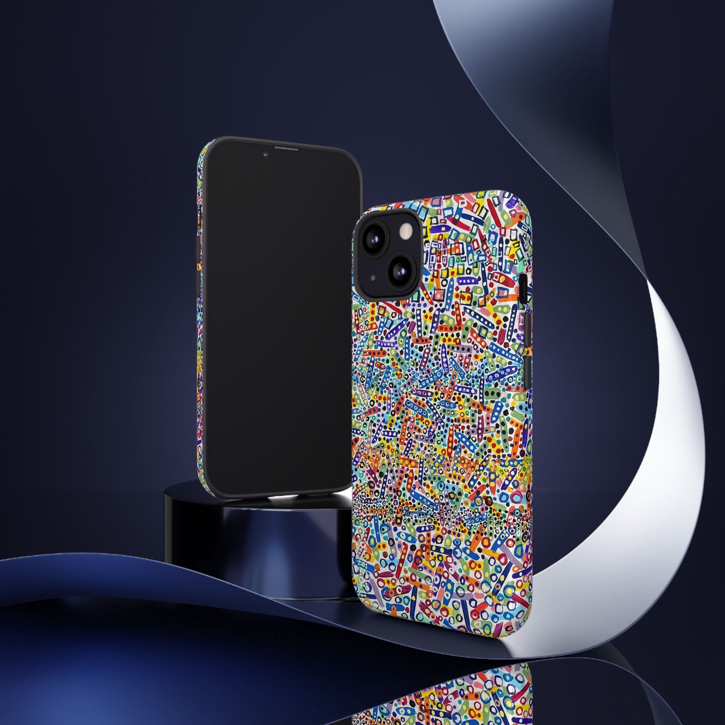 Phone Case "Imbrications" Painting