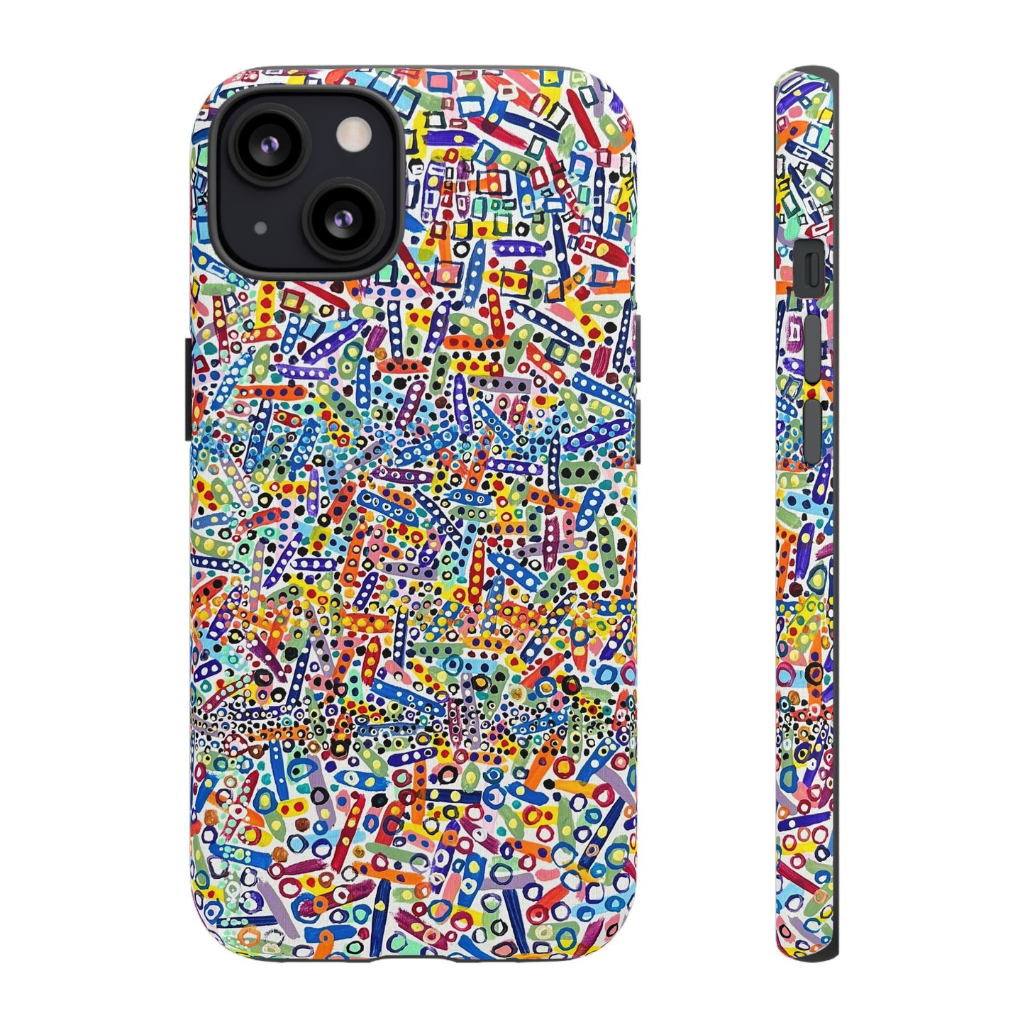 Phone Case "Imbrications" Painting