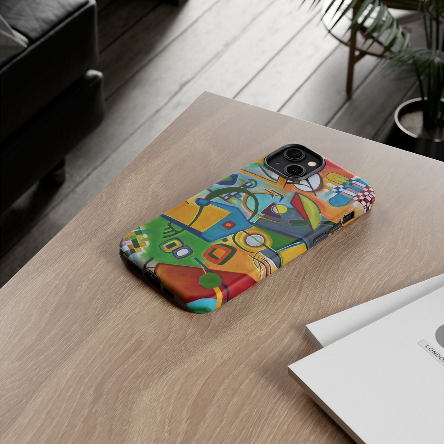 Phone Case "Kandinsky Inspired" Painting