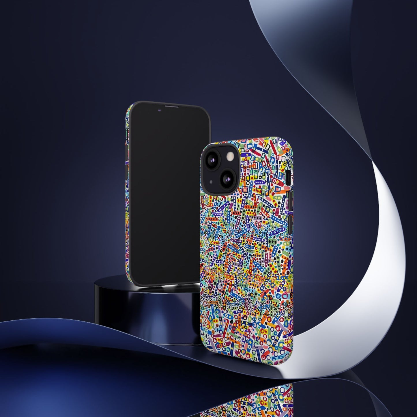 Phone Case "Imbrications" Painting
