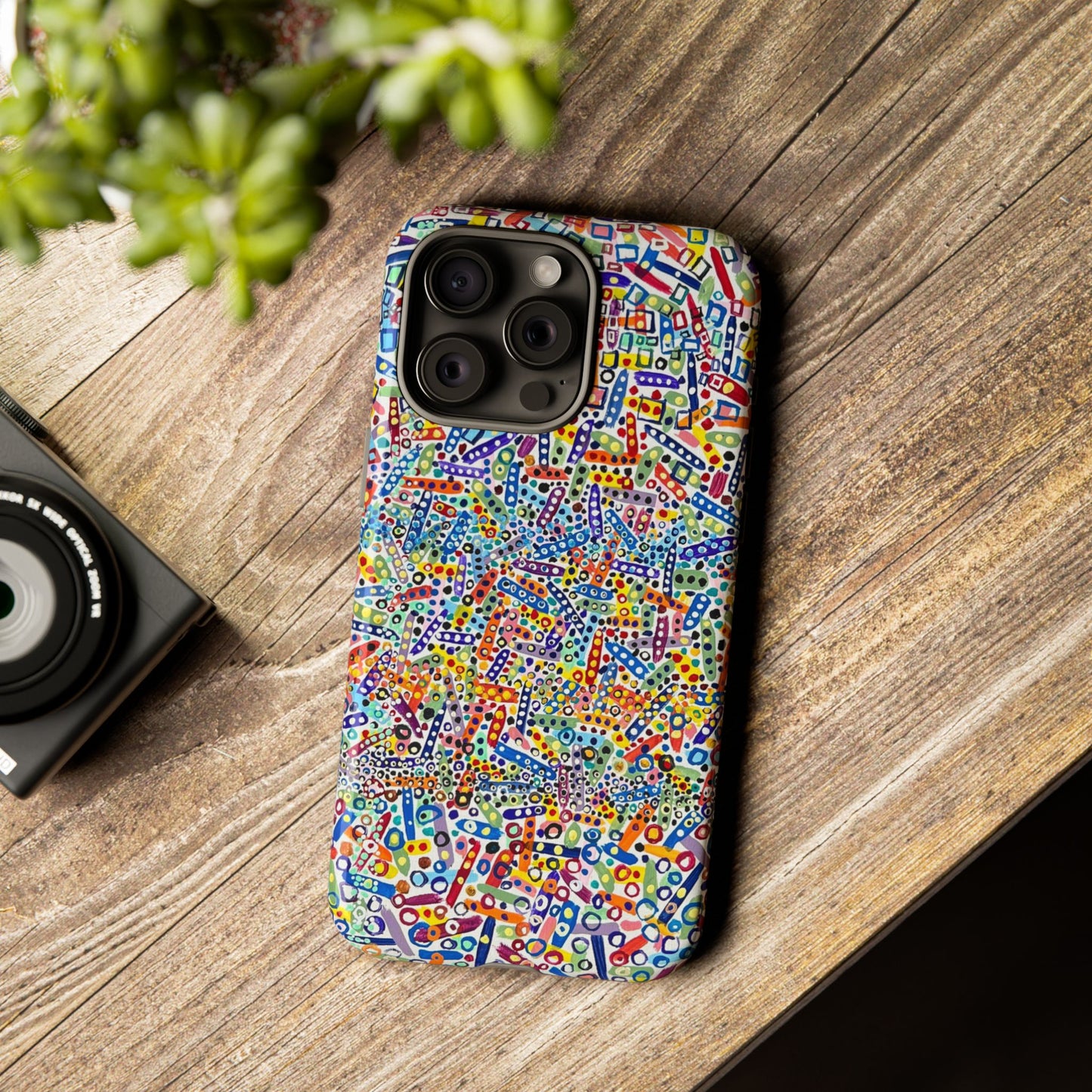 Phone Case "Imbrications" Painting