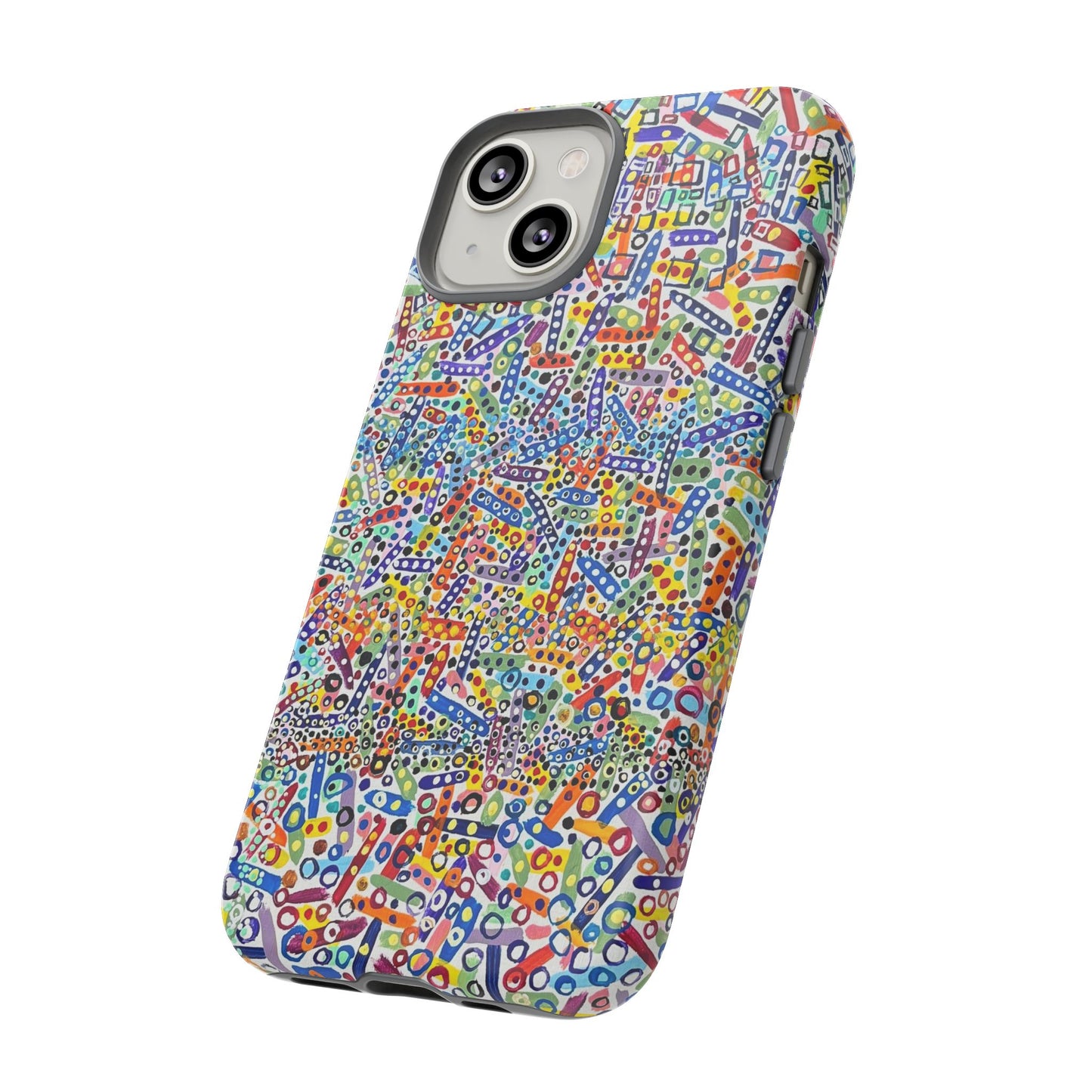 Phone Case "Imbrications" Painting