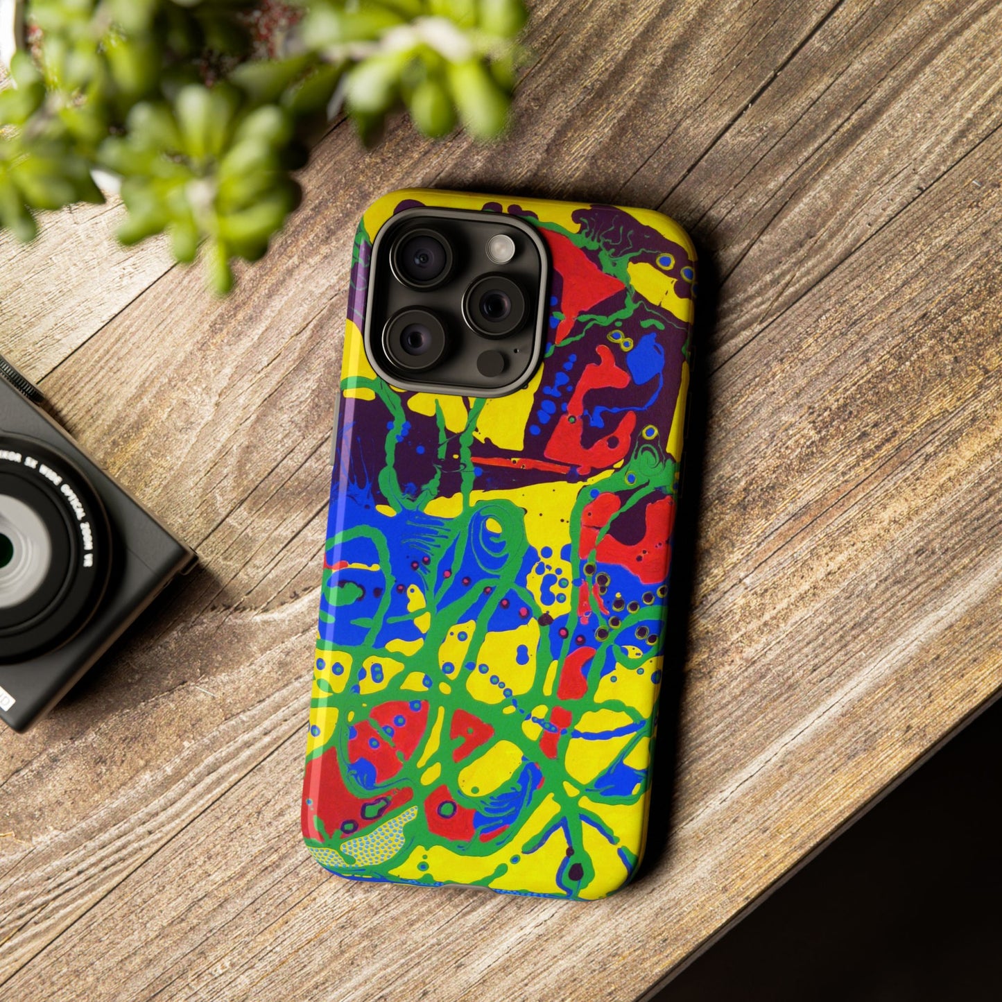 Phone Case, "Trails of a Frog" painting