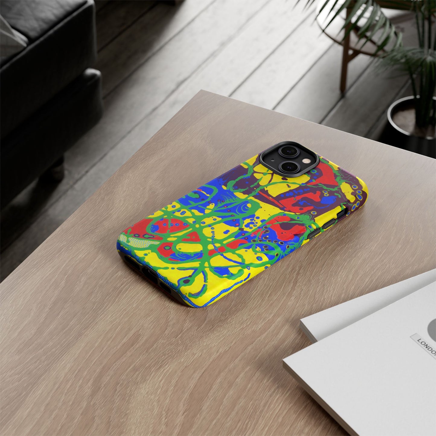Phone Case, "Trails of a Frog" painting
