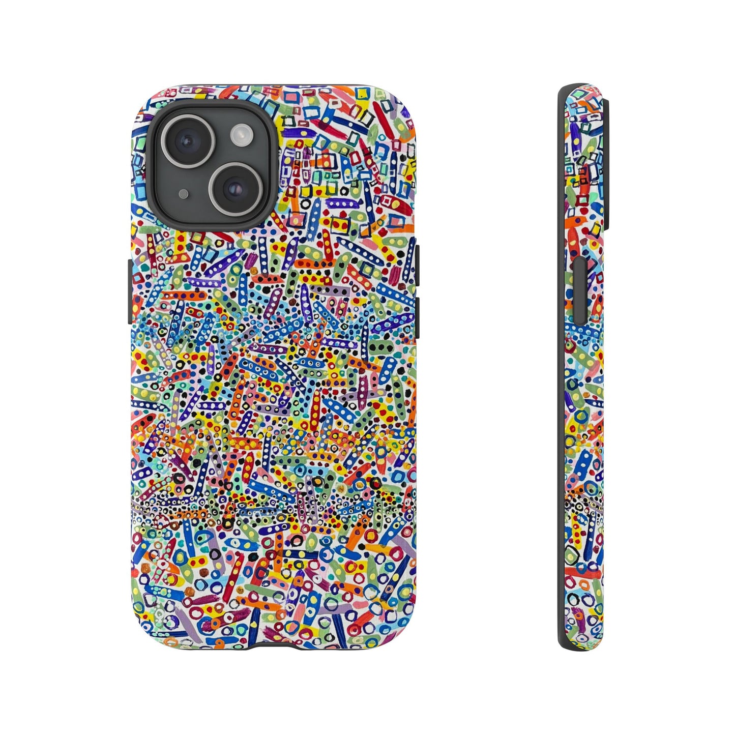 Phone Case "Imbrications" Painting