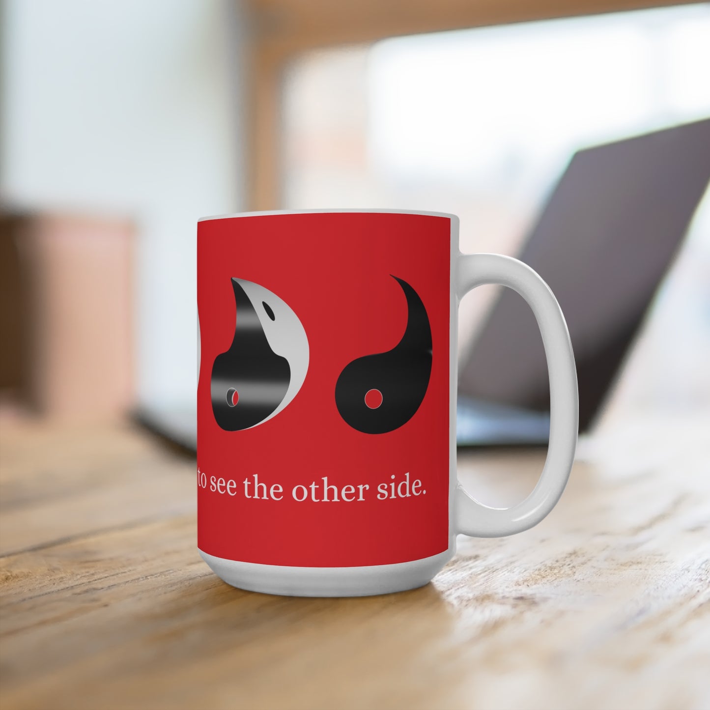 Mug "Adjust for Other Side"