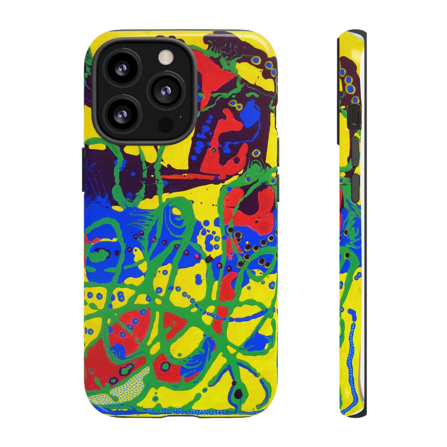 Phone Case, "Trails of a Frog" painting