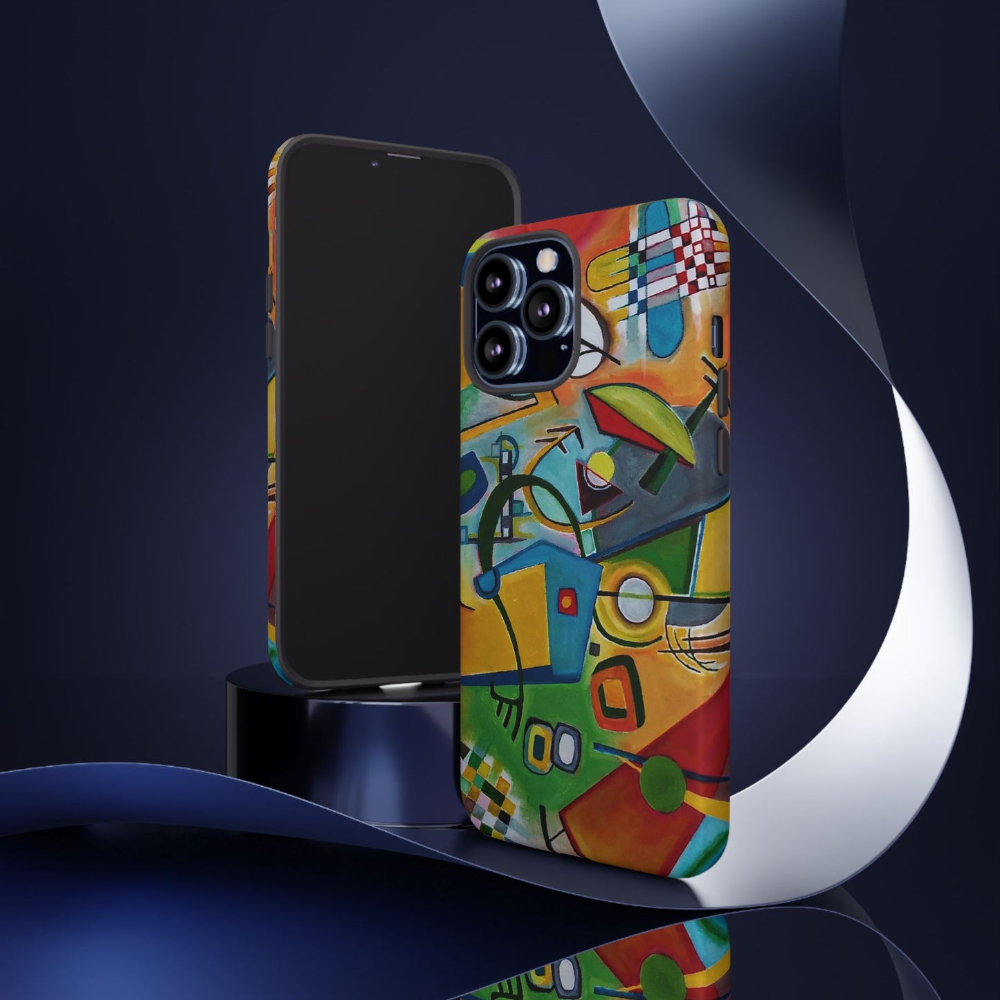 Phone Case "Kandinsky Inspired" Painting