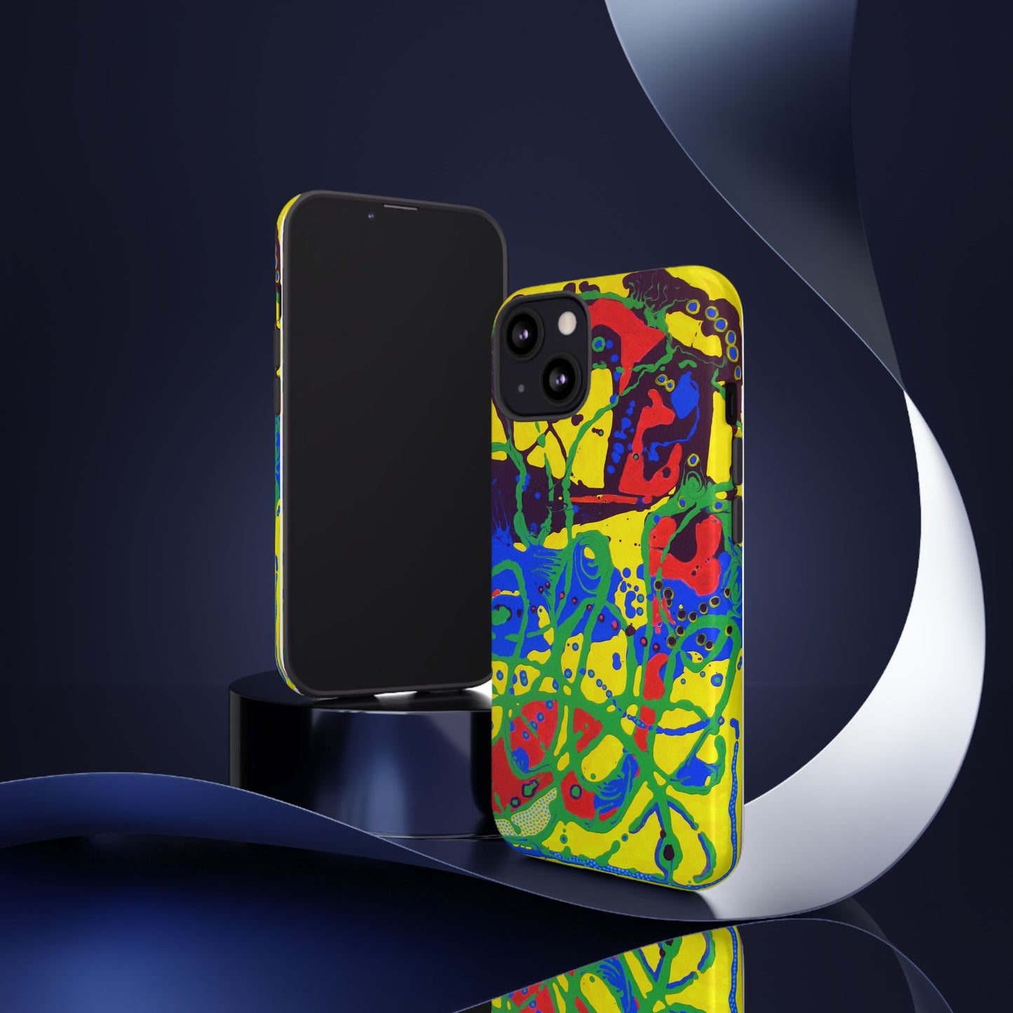 Phone Case, "Trails of a Frog" painting