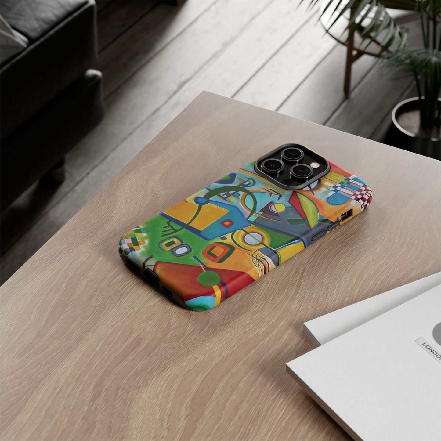 Phone Case "Kandinsky Inspired" Painting