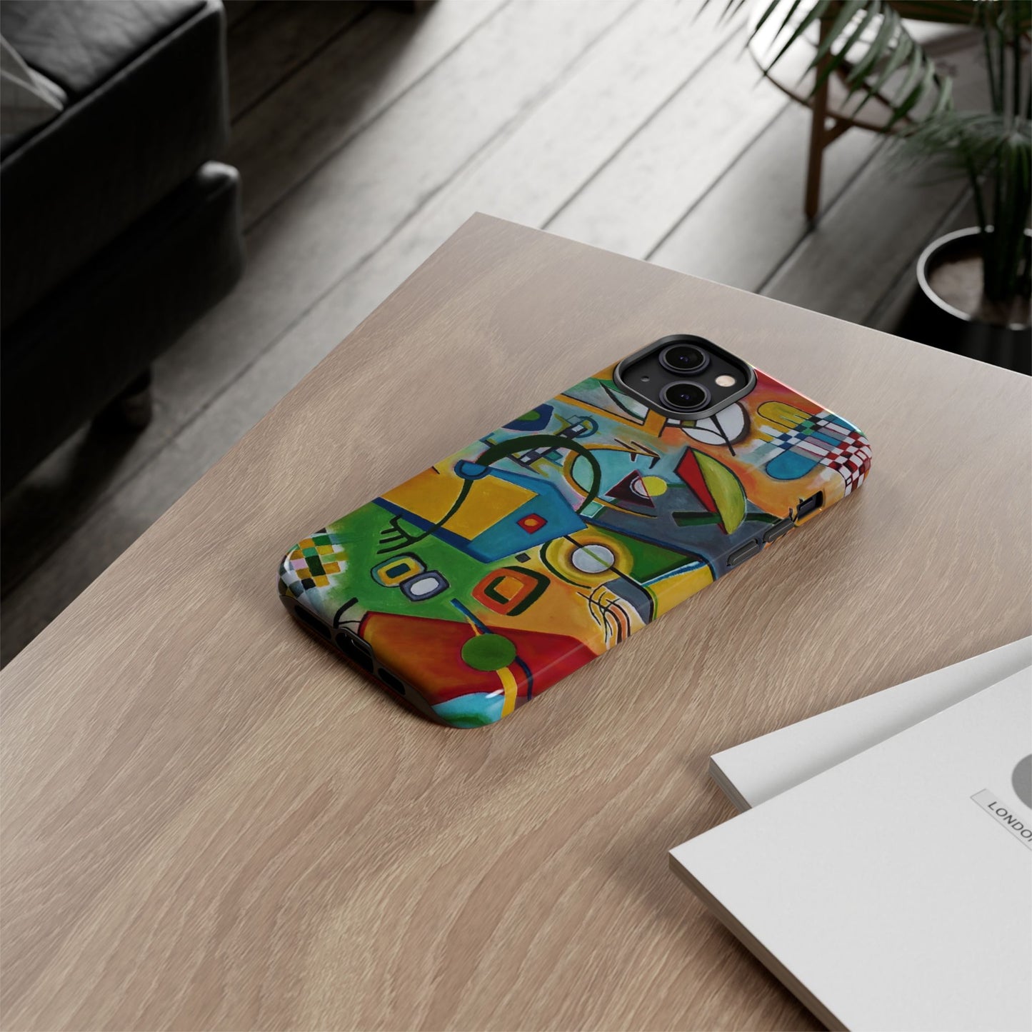 Phone Case "Kandinsky Inspired" Painting