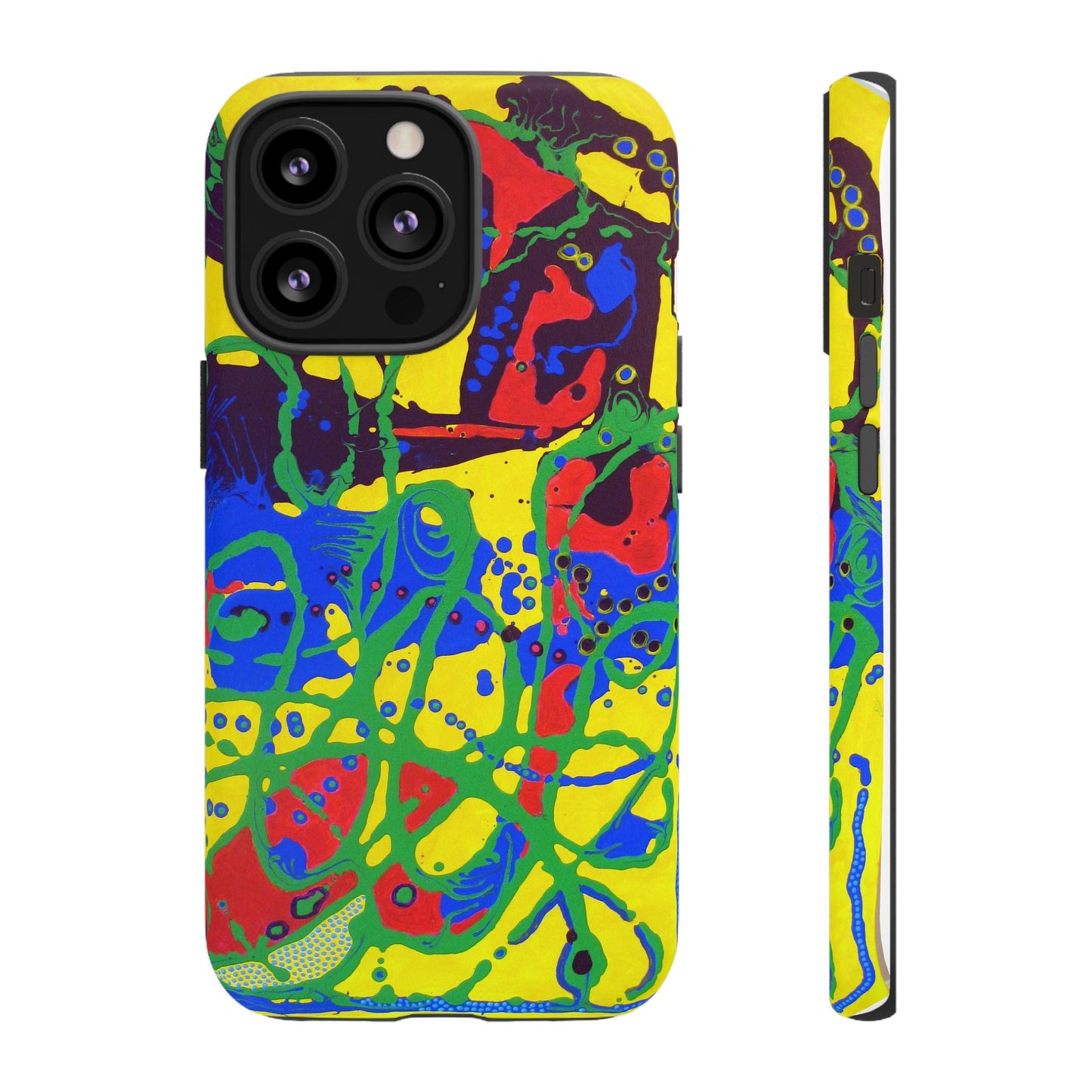 Phone Case, "Trails of a Frog" painting