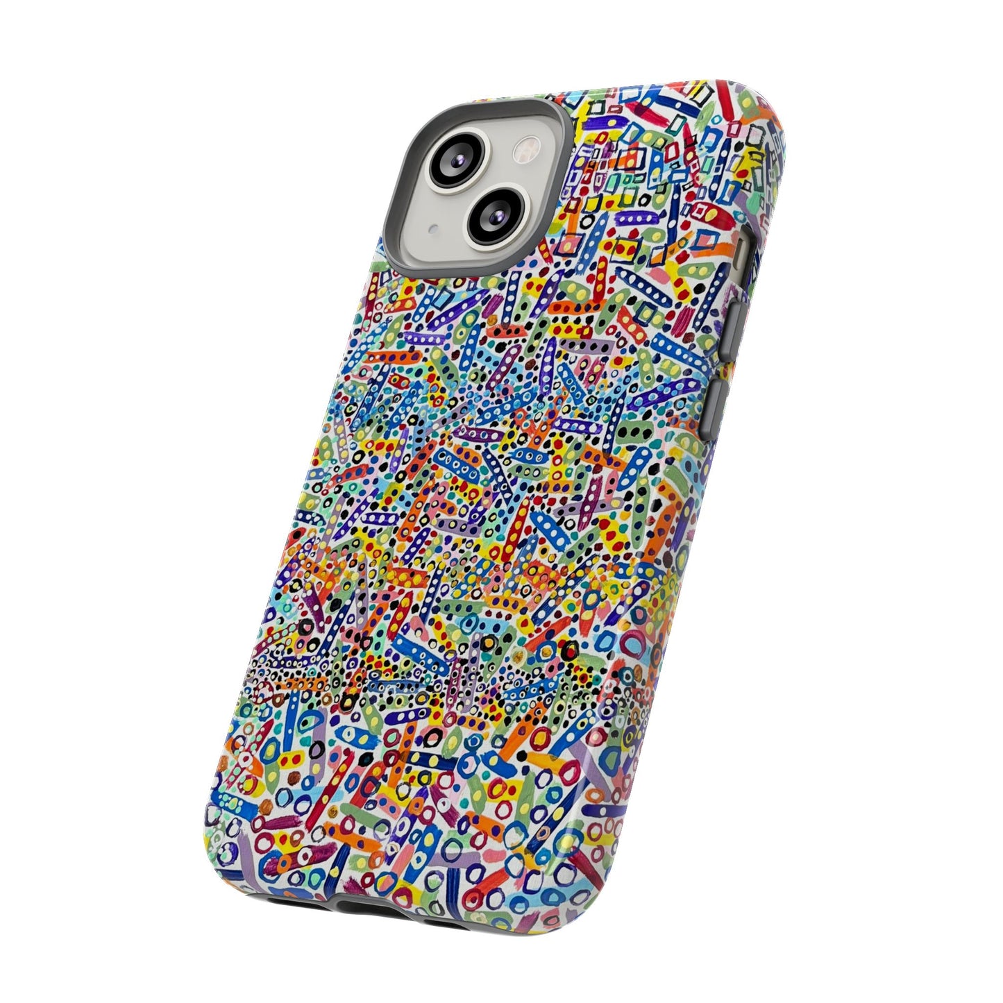 Phone Case "Imbrications" Painting