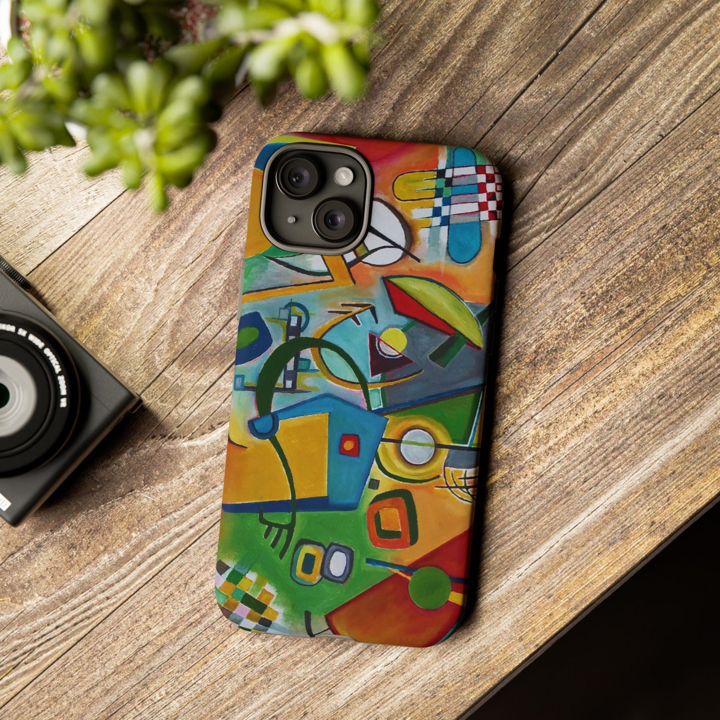 Phone Case "Kandinsky Inspired" Painting