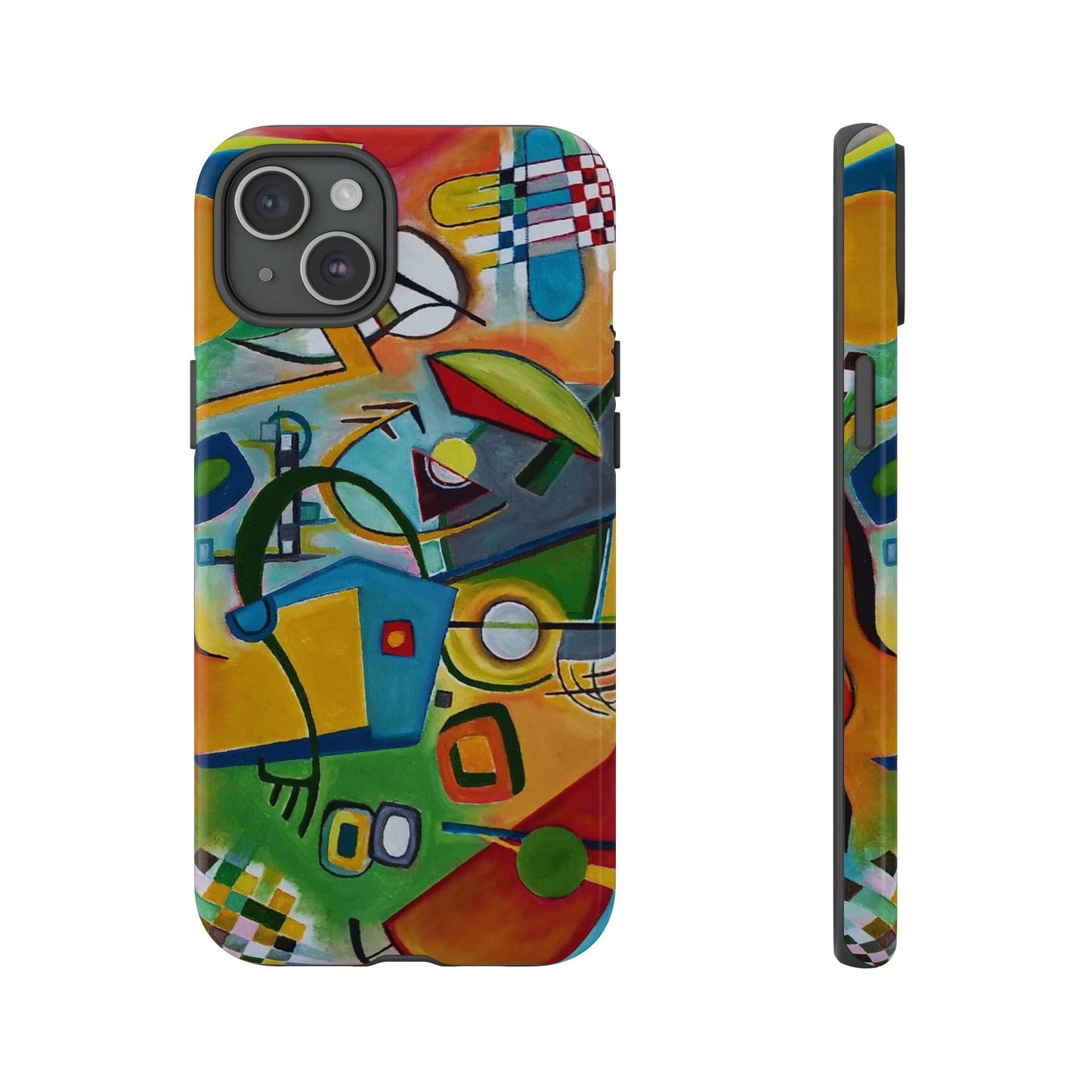 Phone Case "Kandinsky Inspired" Painting