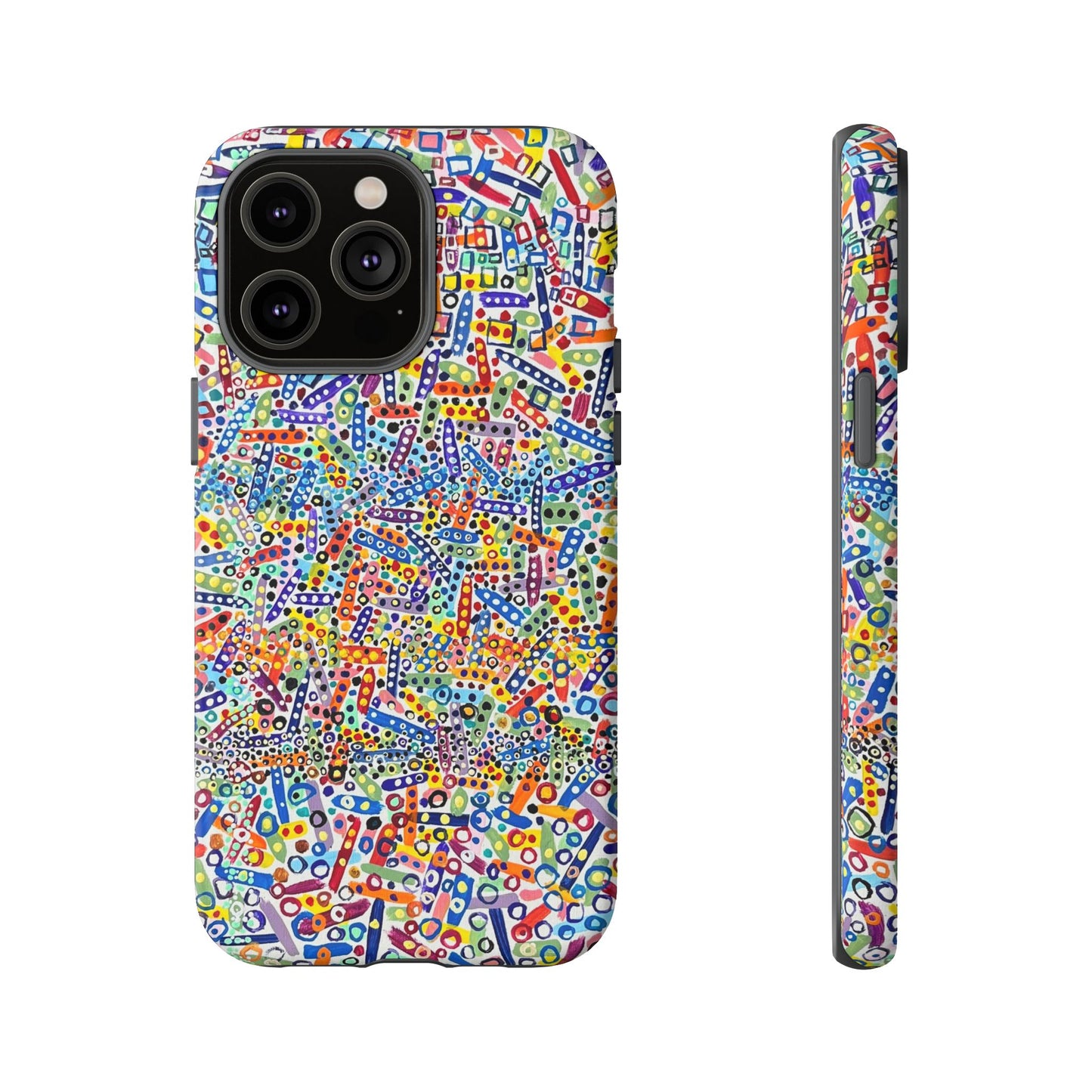 Phone Case "Imbrications" Painting